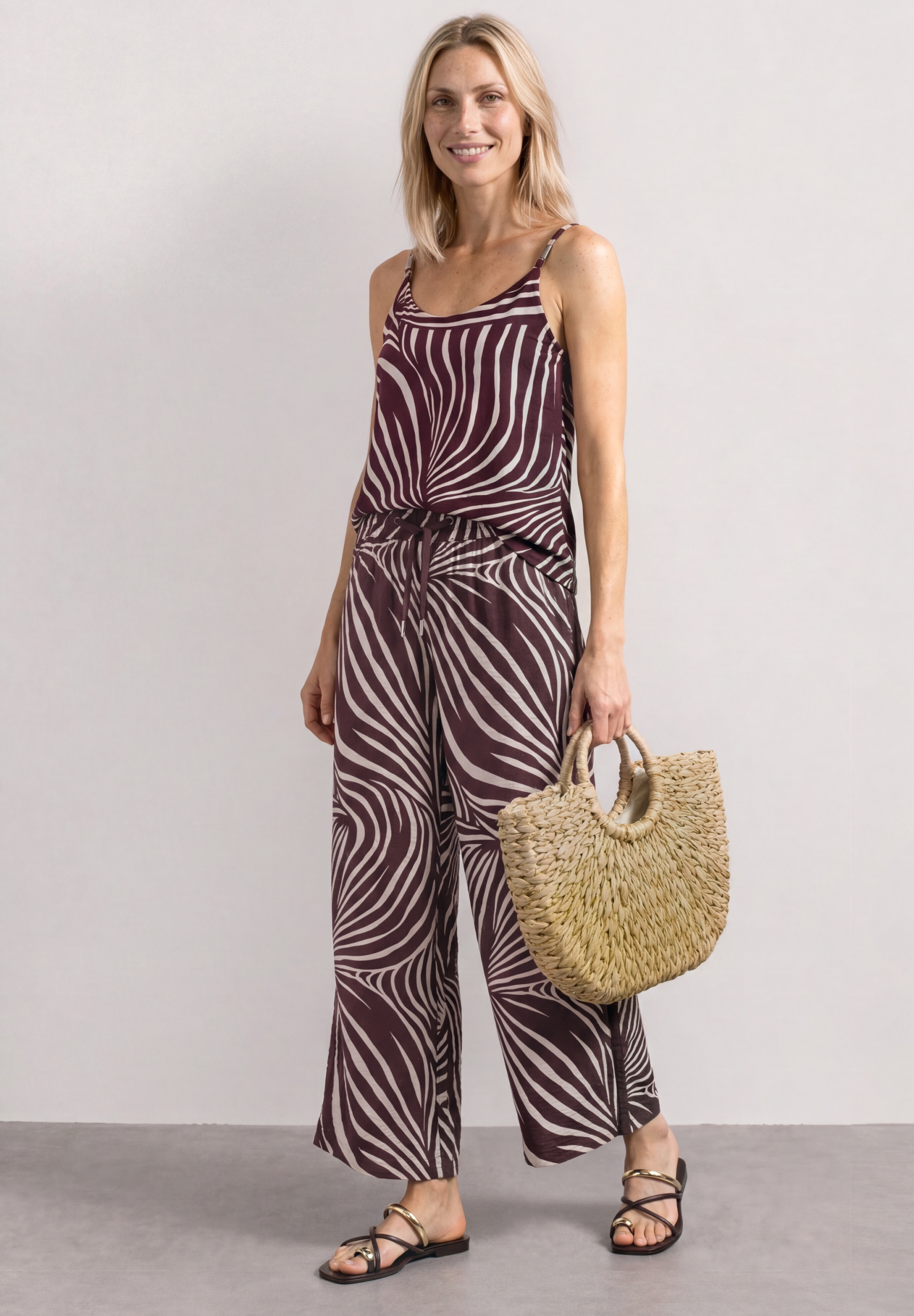 Wide Leg Bubble Viscose Gallon #6