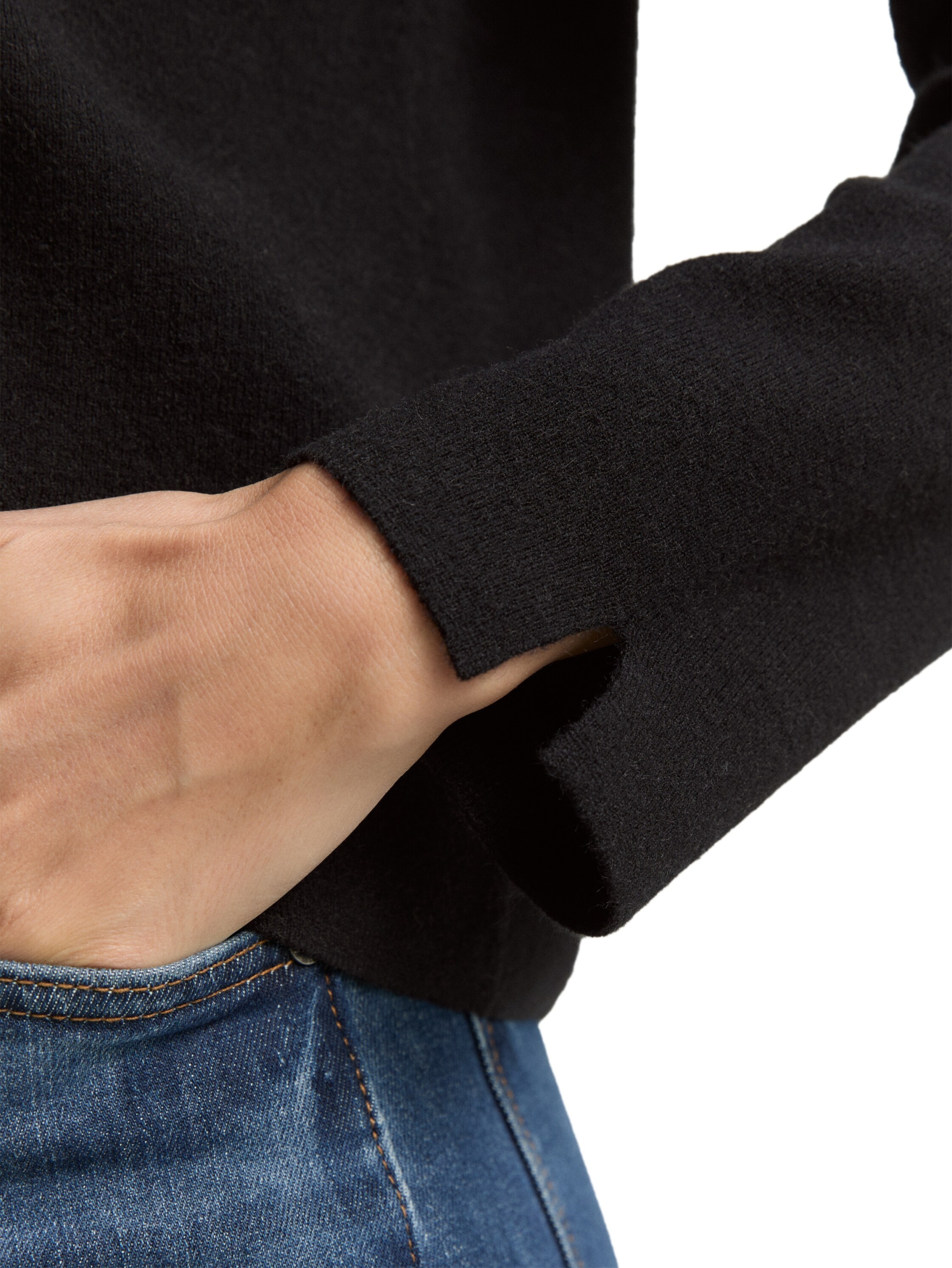 knit milano funnel-neck pullov #6