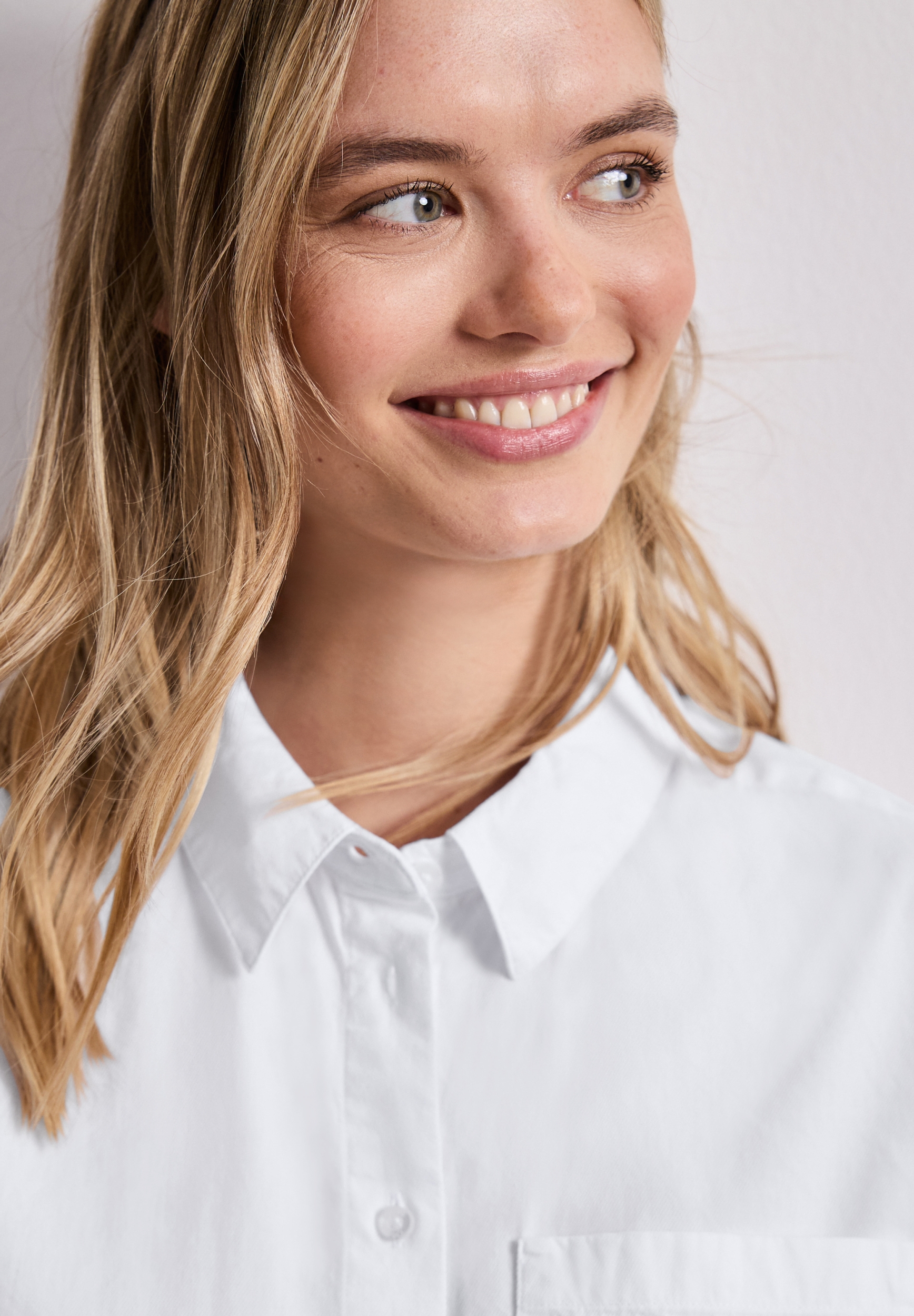 QR Cotton shirtcollar blouse w #7