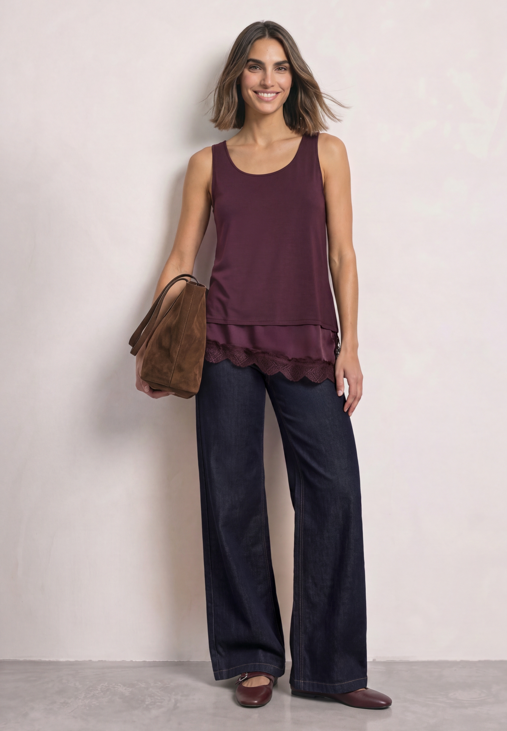 top w.diagonal woven bottom #5