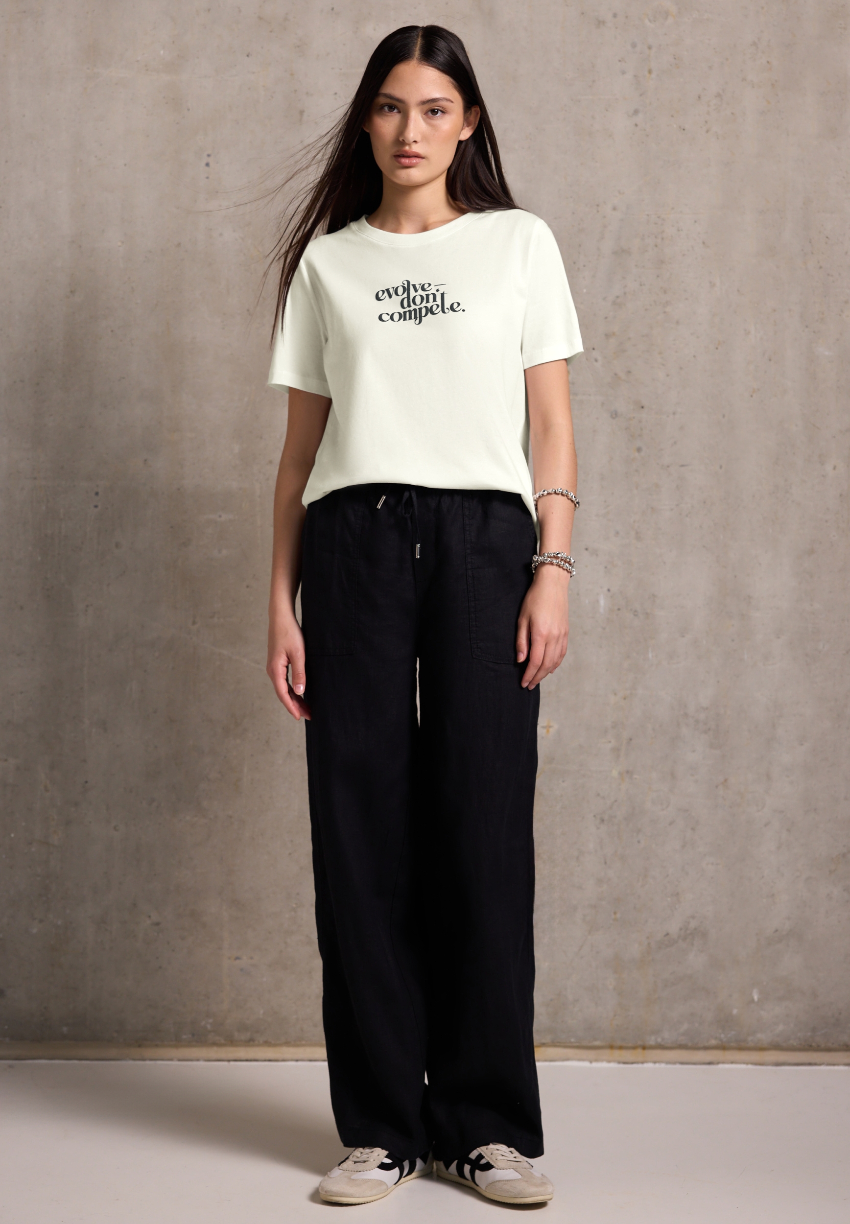 basic partprint shirt #5