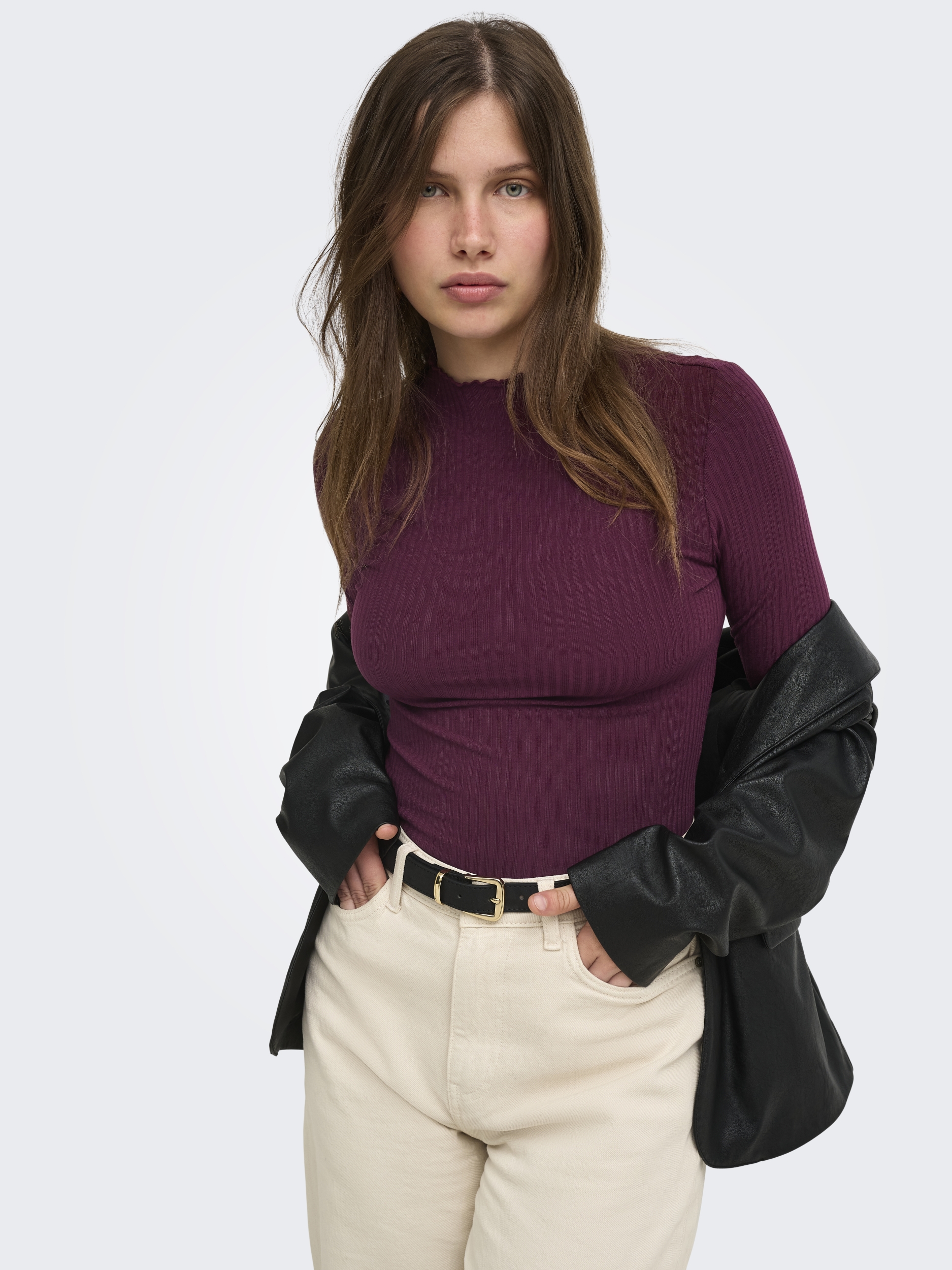 ONLEMMA L/S HIGH NECK TOP NOOS JRS #7