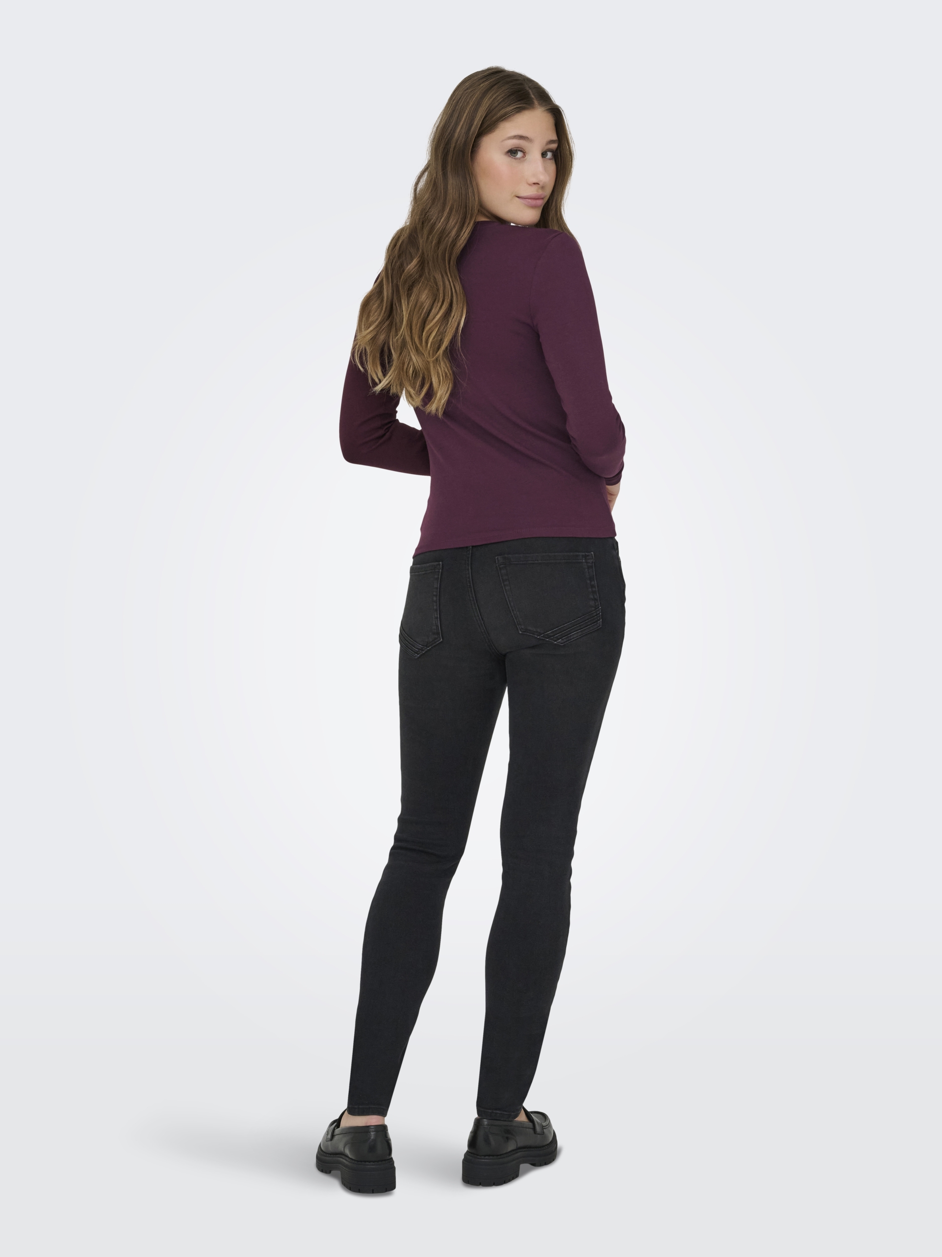 ONLRILEY O-NECK L/S TOP JRS NOOS #3