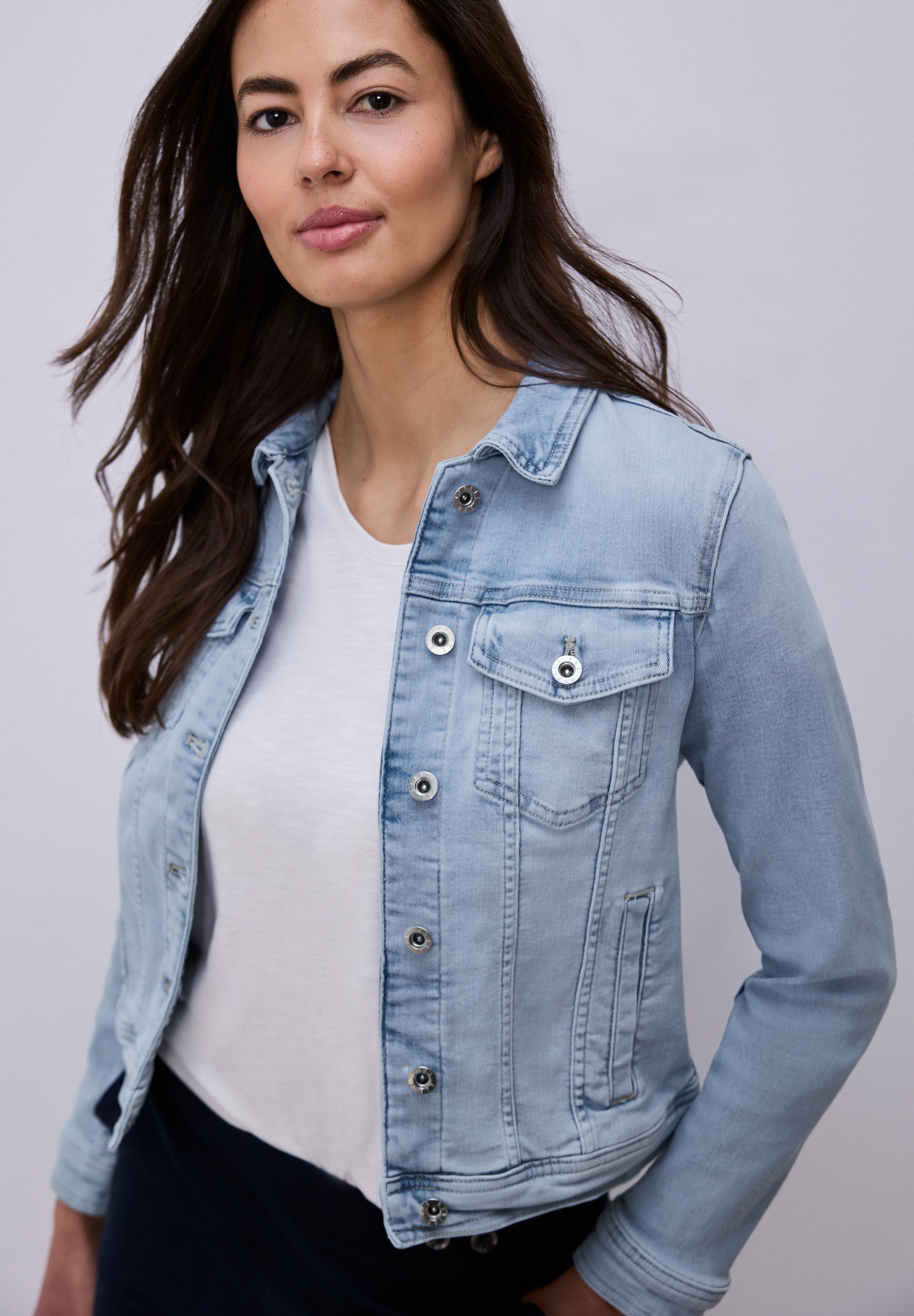 QR Style Jacket.light blue was #6