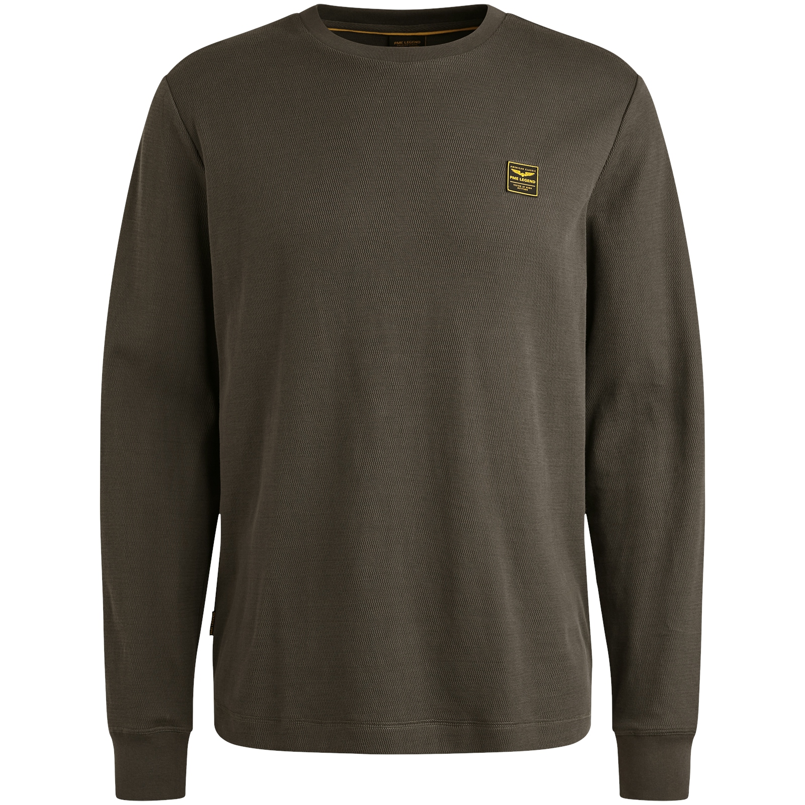 Long sleeve r-neck mesh interlock #1