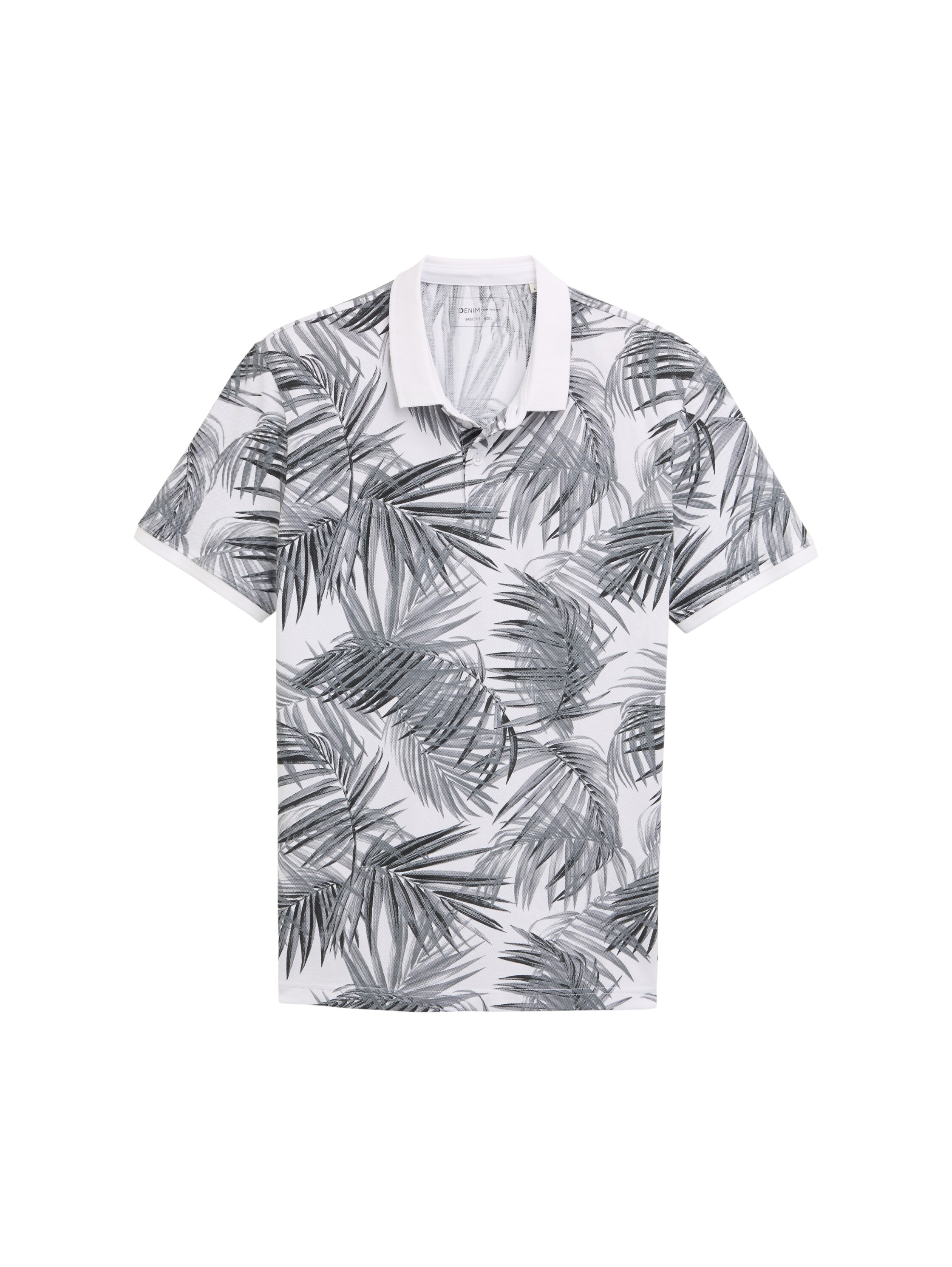 Piqué Poloshirt mit Muster
