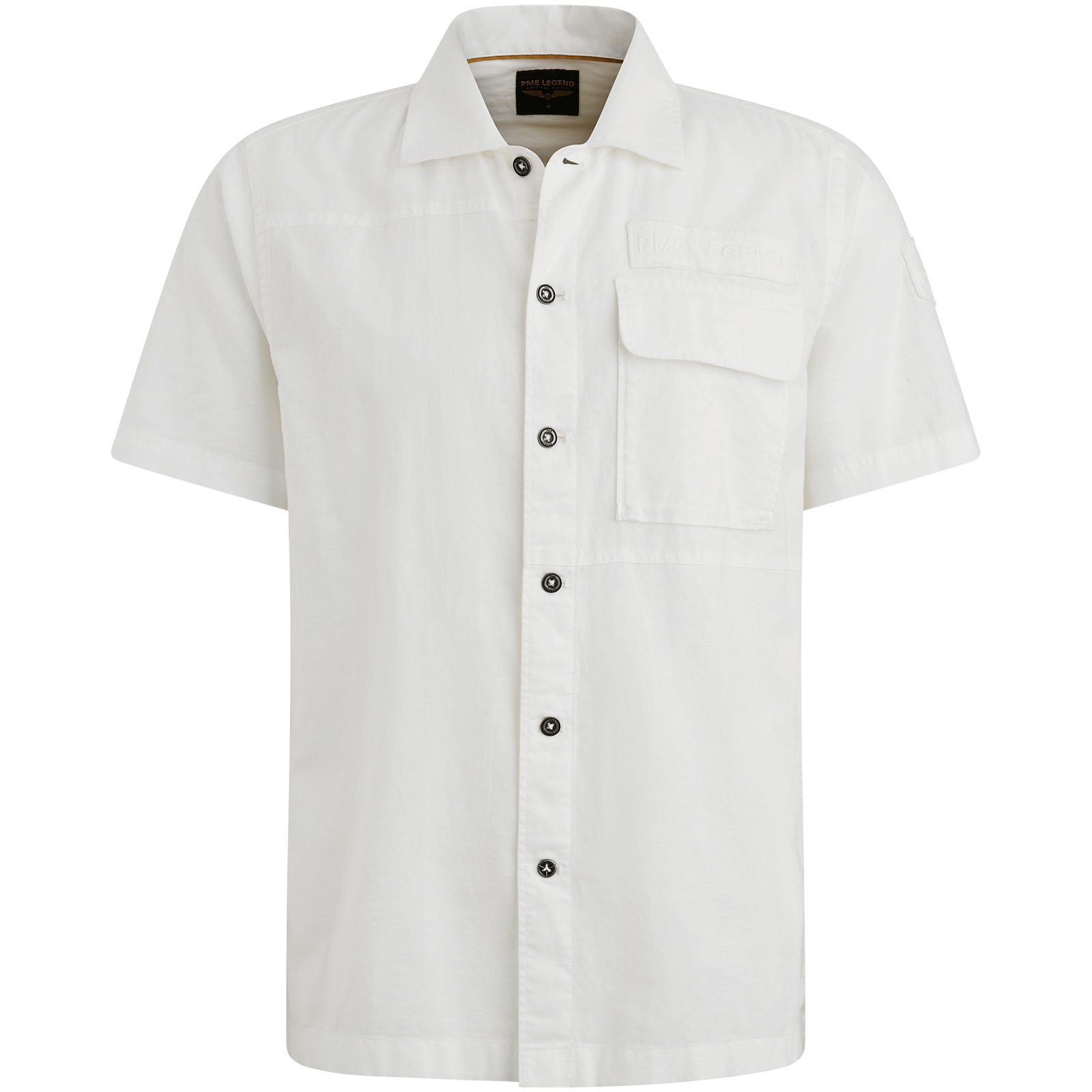 Short Sleeve Shirt Ctn linen #1