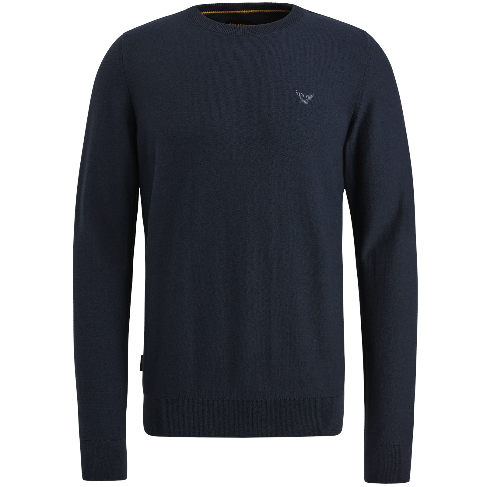 R-neck cotton knit #1
