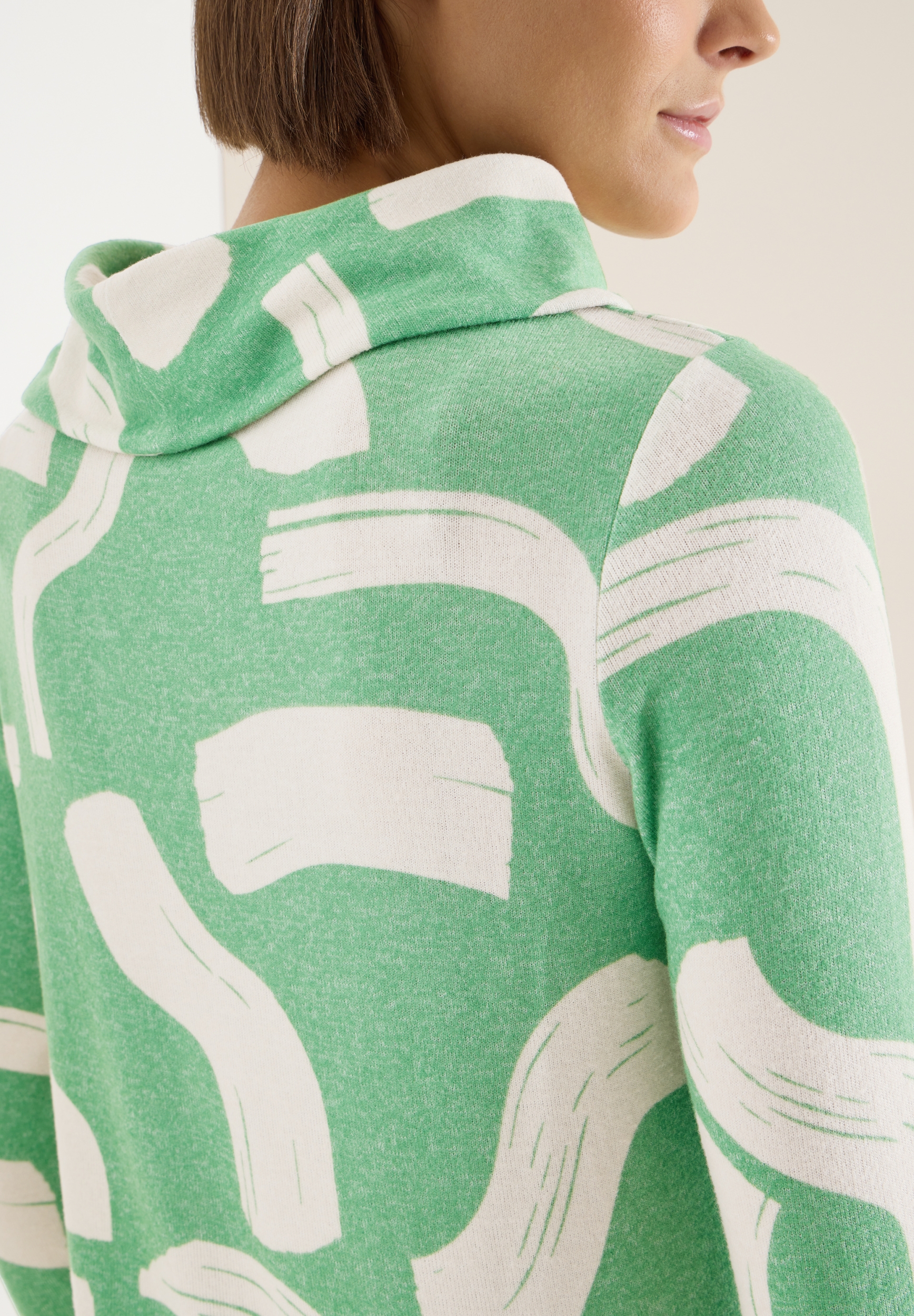 TOS Cozy Melange AOP Big Colla #5