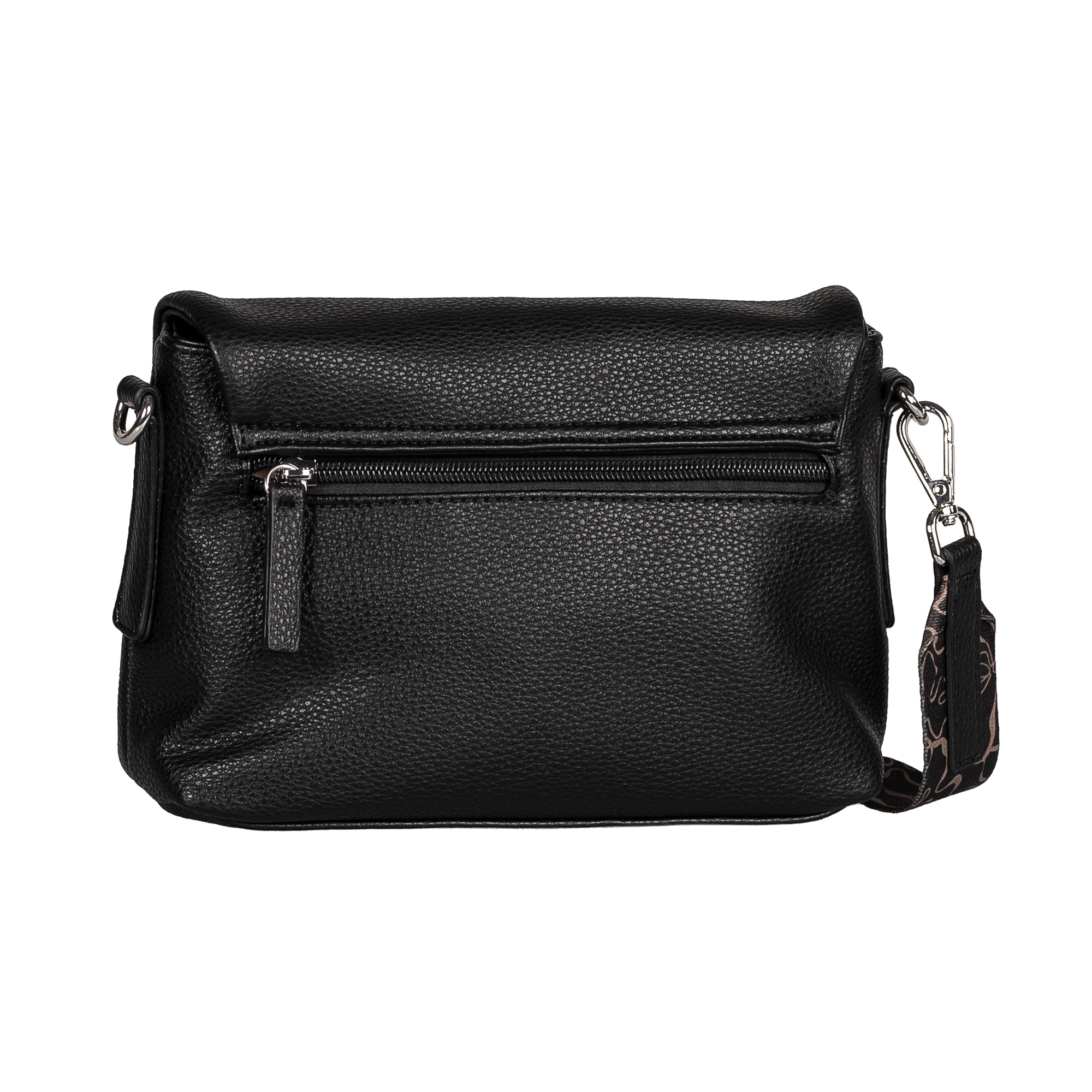 Orla, Flap bag S no zip, black #2