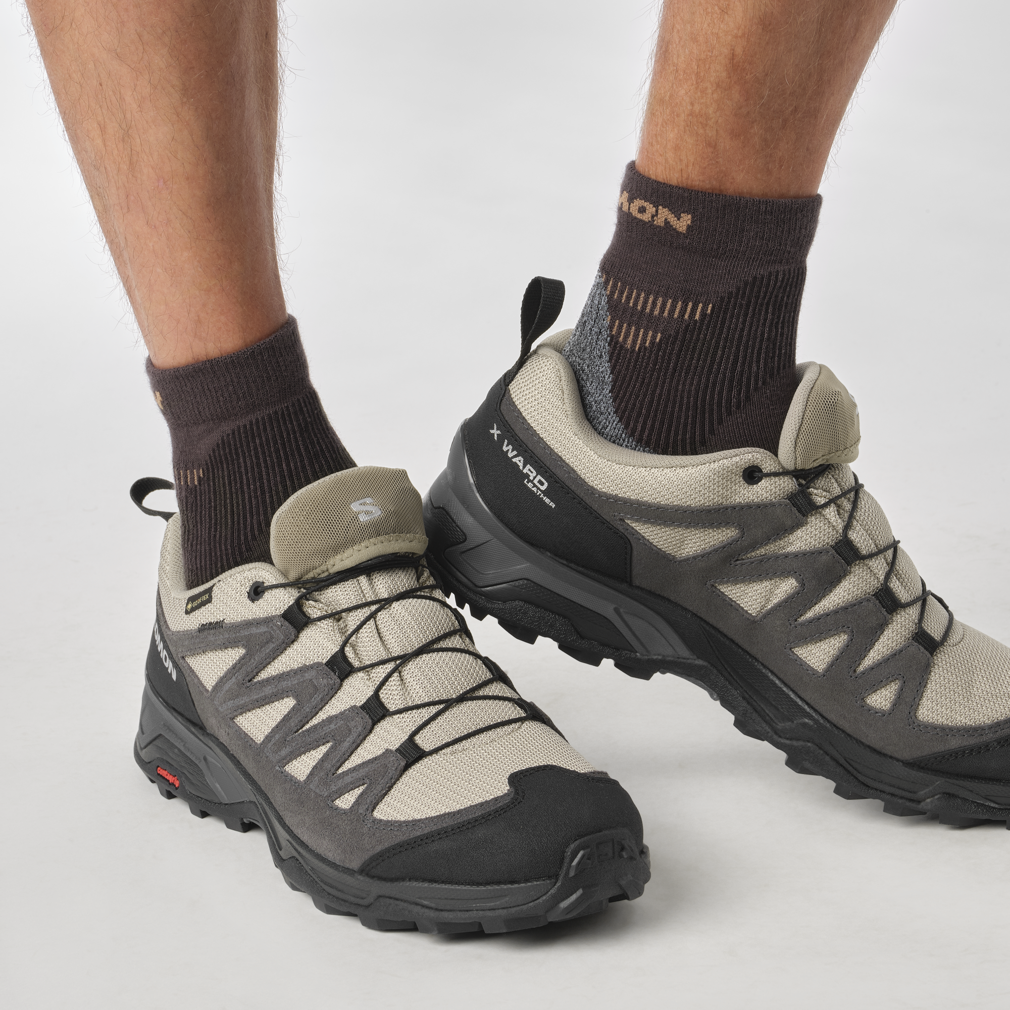 SHOES X WARD LEATHER GTX Vinkha/Black/Pe #6