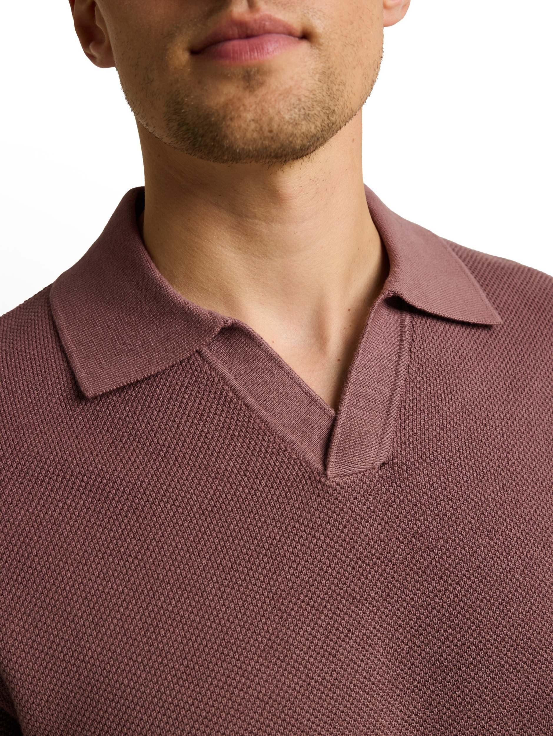 pique knit polo #6