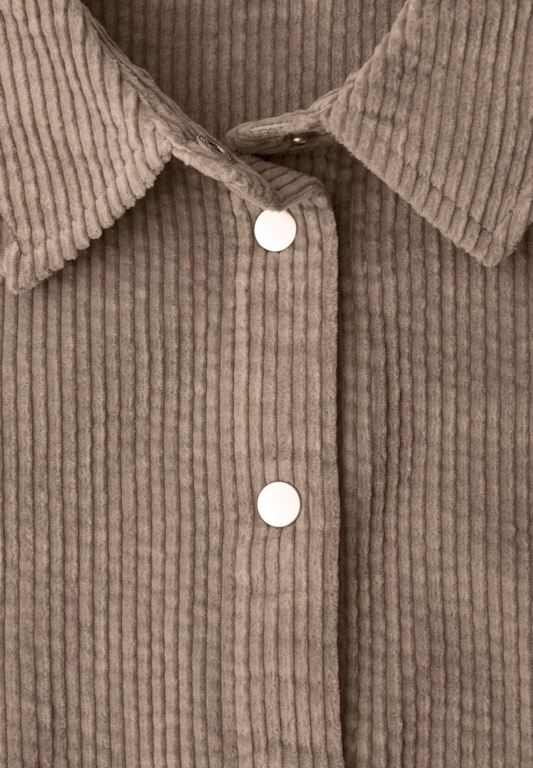 QR Corduroy shirtcollar blouse #2