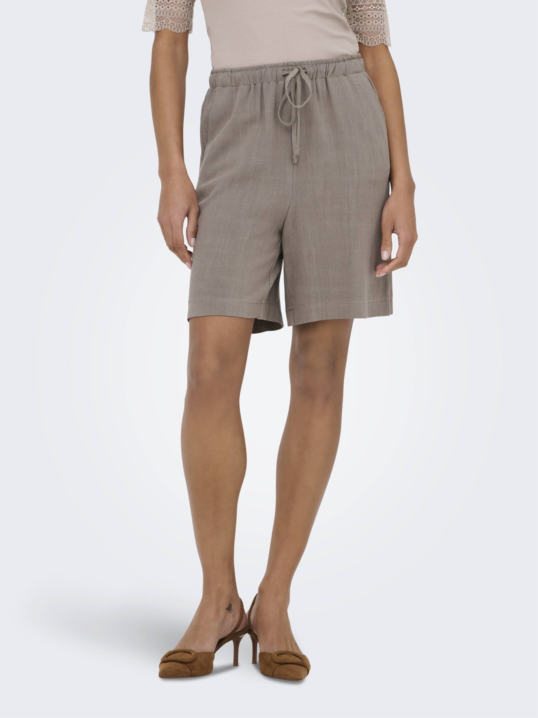 ONLSIESTA MW PULL-UP LIN BL SHORTSNOOS #4