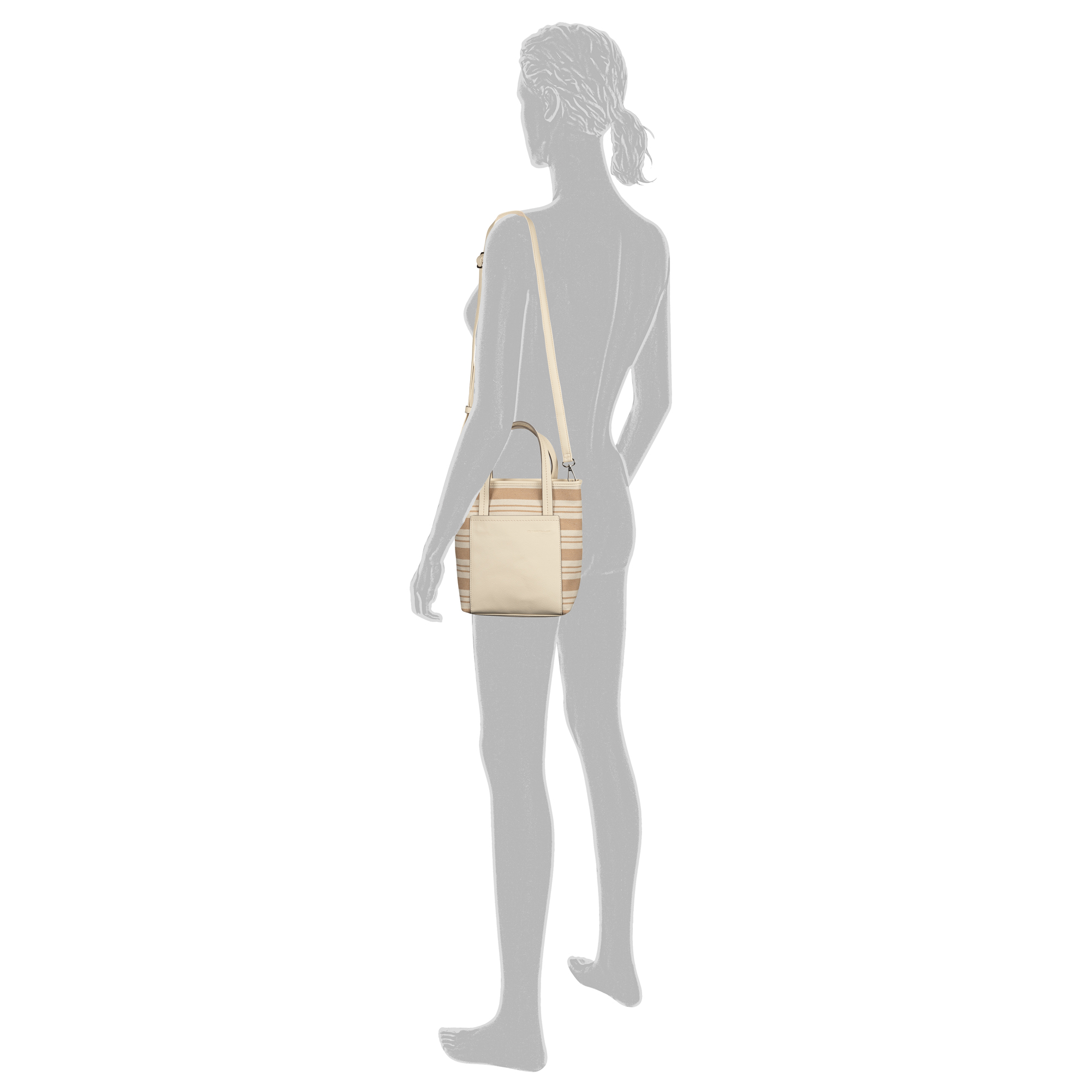 Elodie, Zip shopper S, mixed off white #4