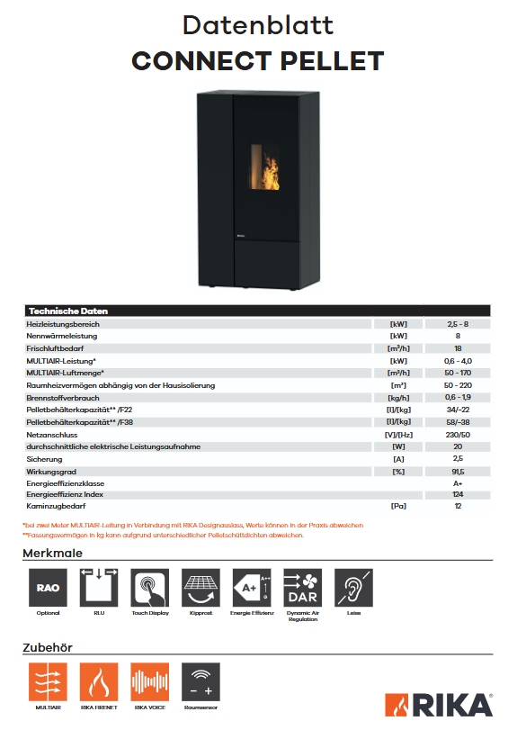 CONNECT PELLET E26, Brennraum links #4