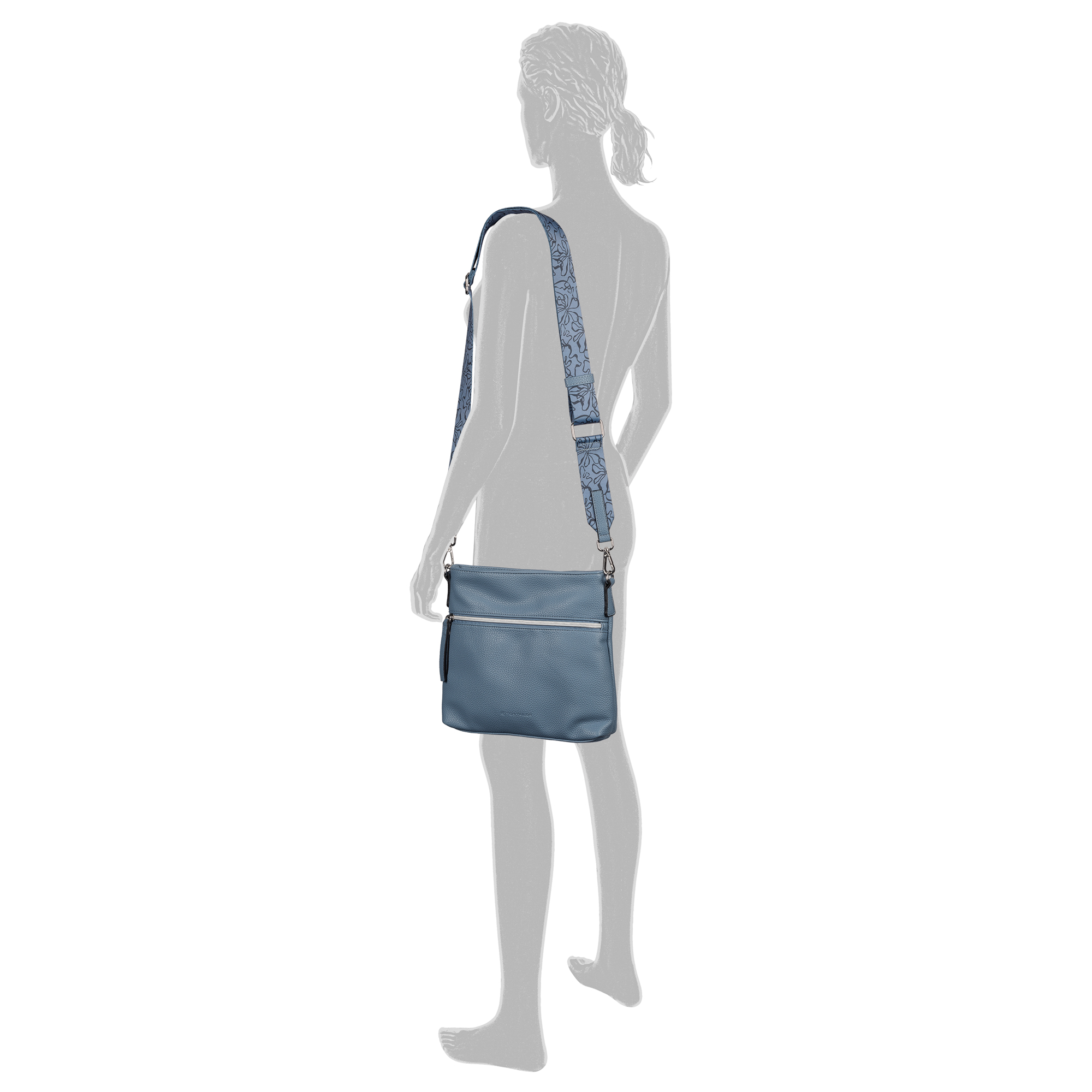 Orla, Cross bag M, mid blue #4