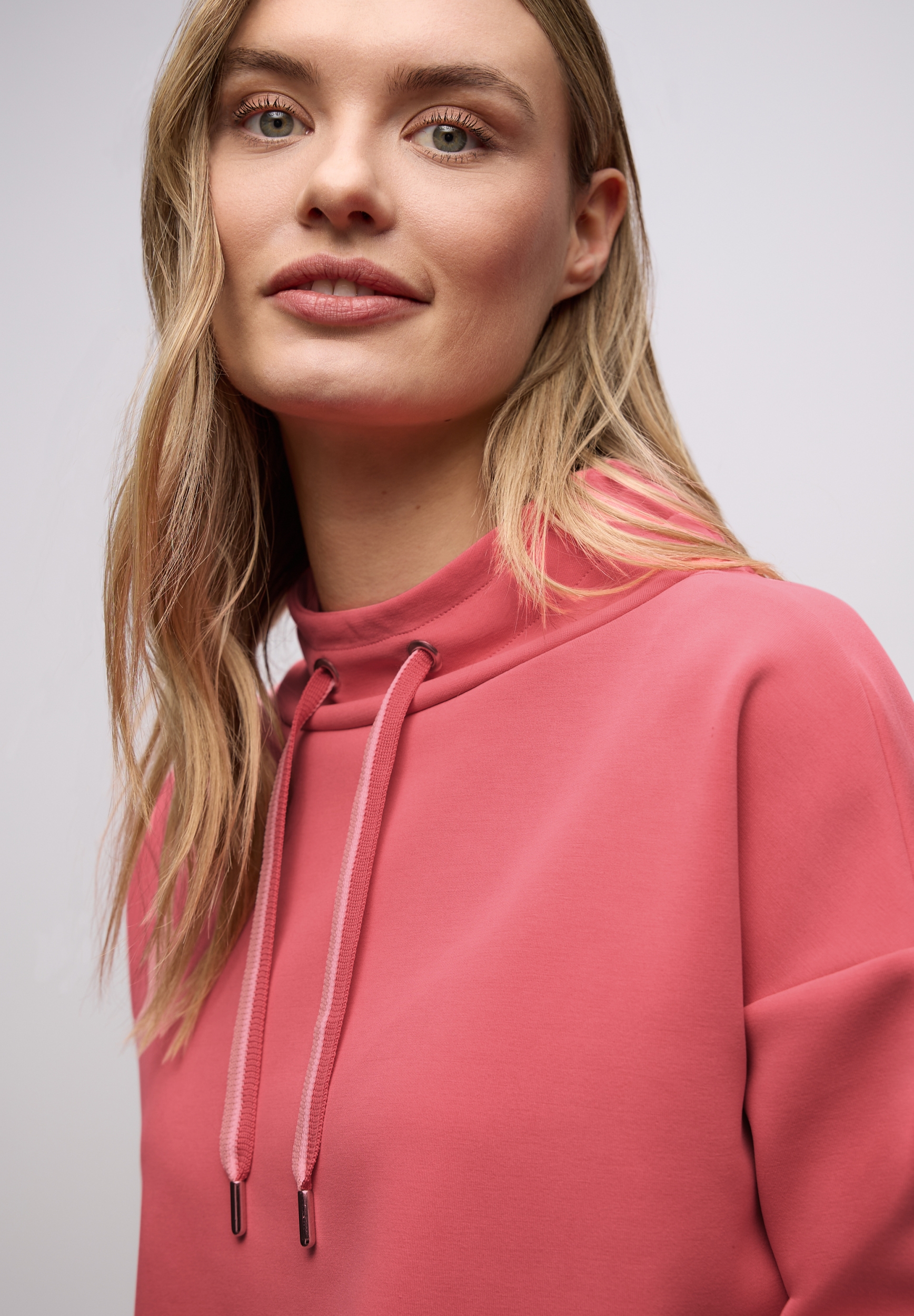 LTD QR silk look shirt w.strip #3