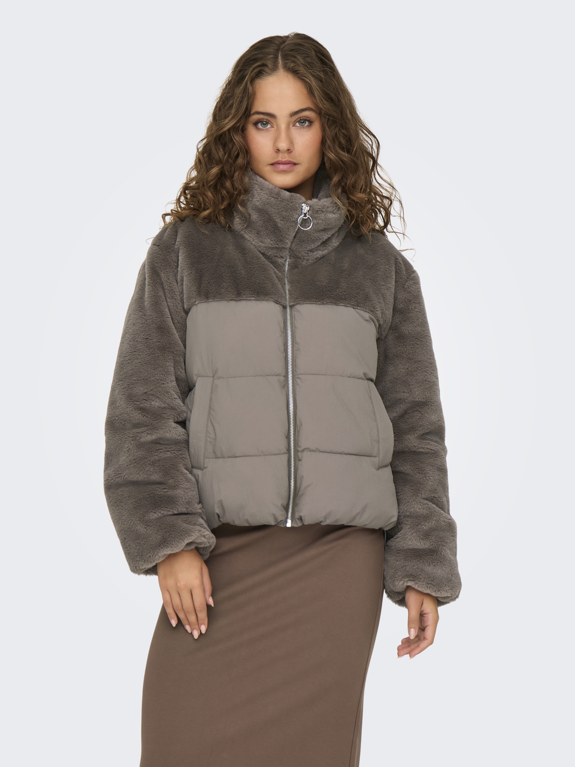 ONLWANJA FUR PUFFER MIX JACKET NOOS OTW #3