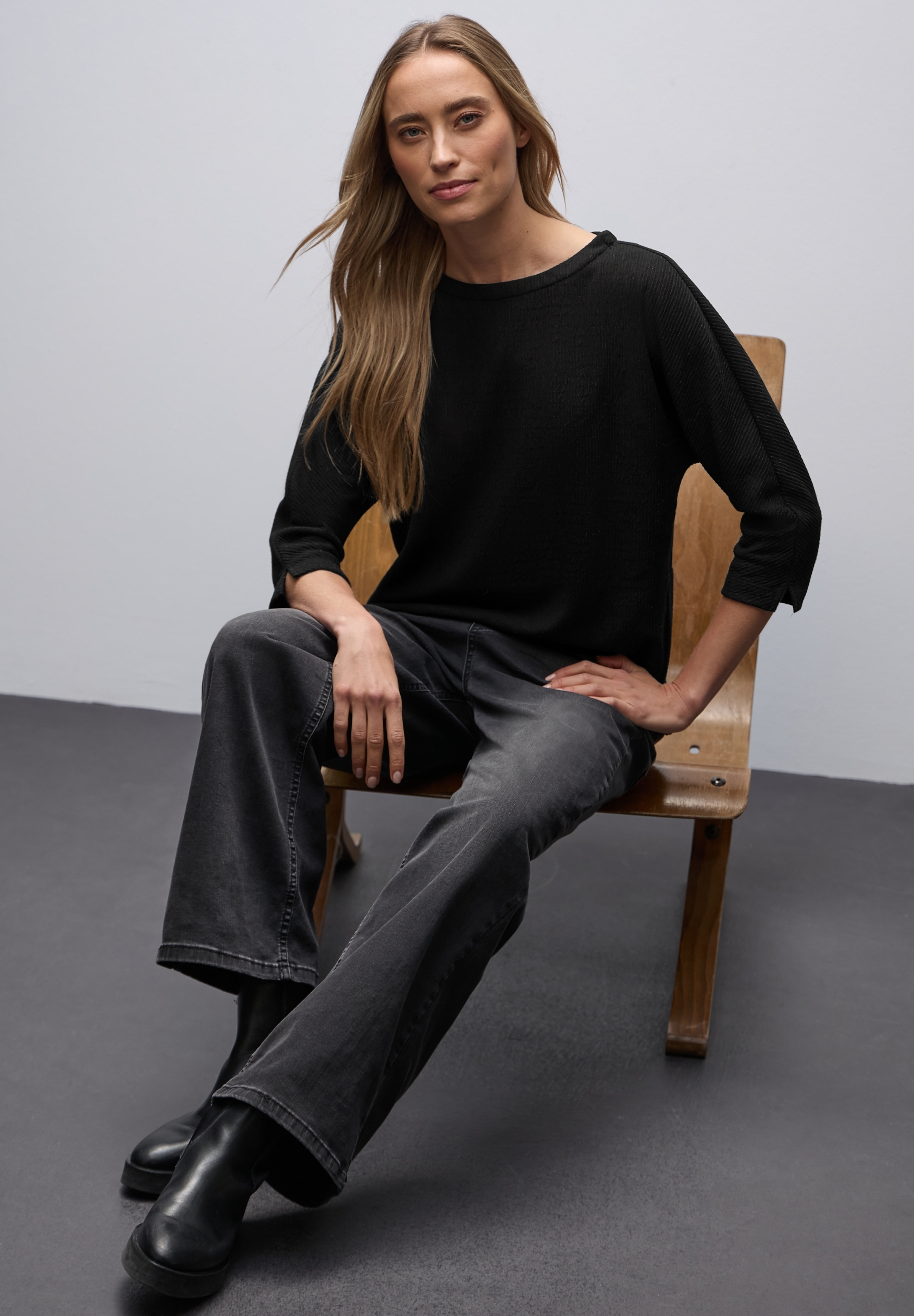 EOS_Structured shirt w. lurex #3