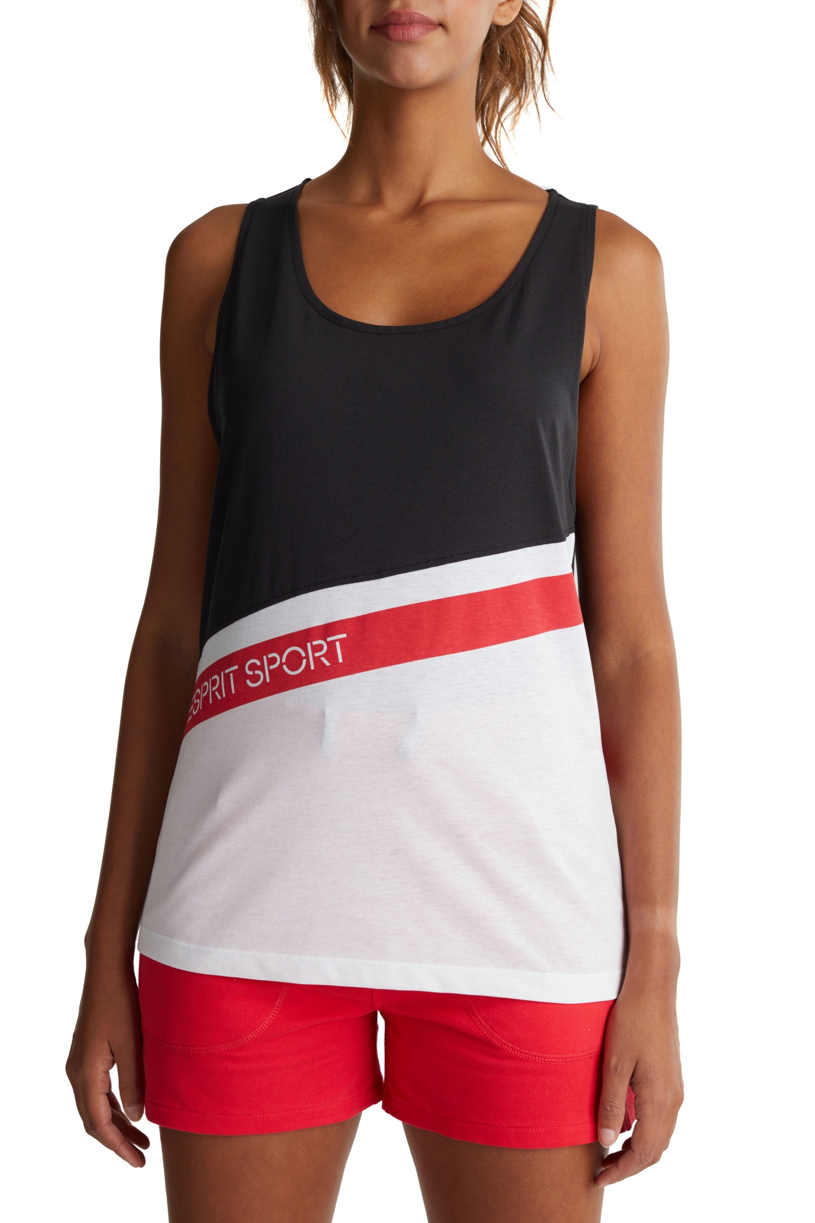 Jersey-Top mit Streifen #3