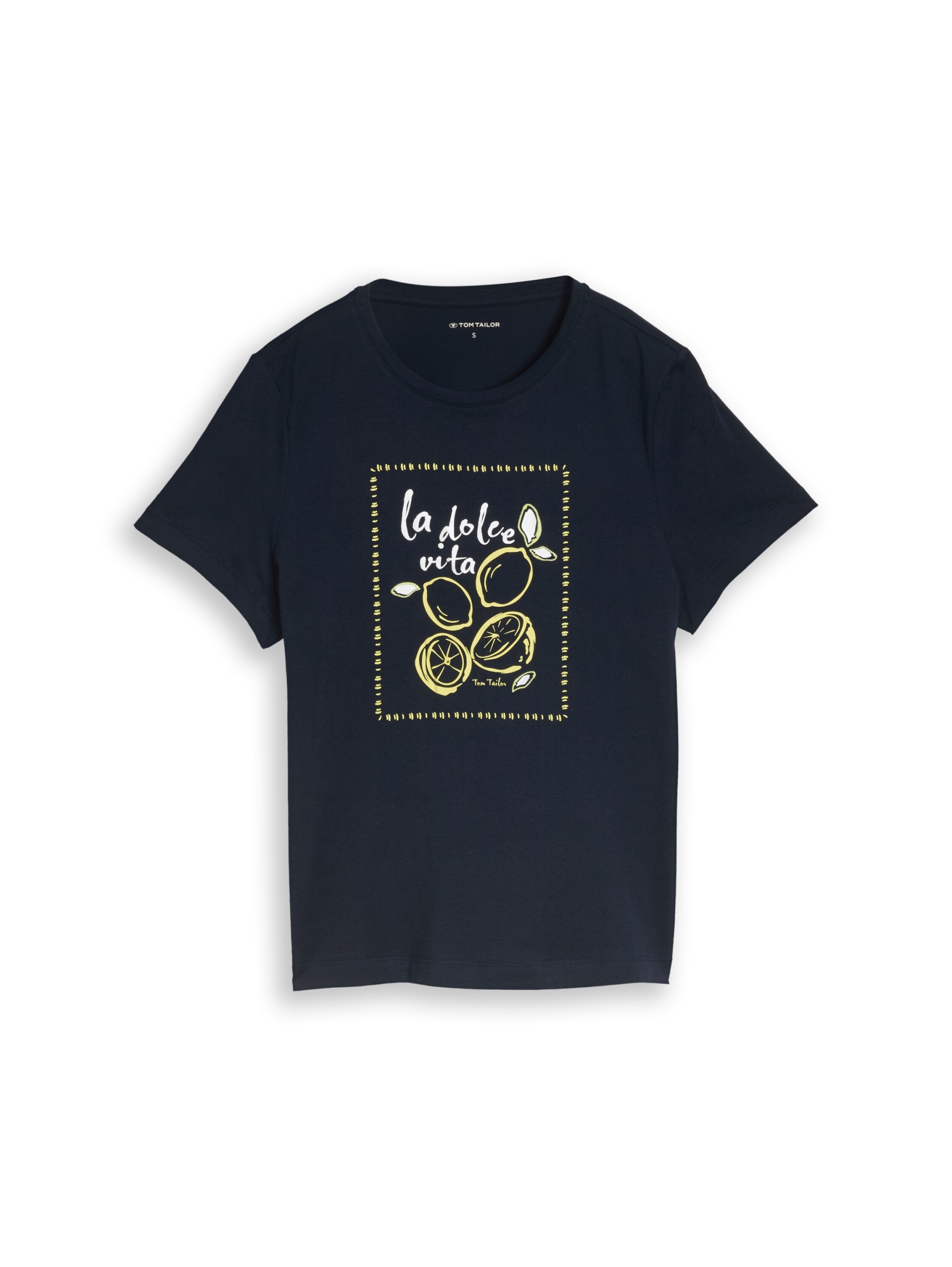 T-Shirt crew neck front print #1