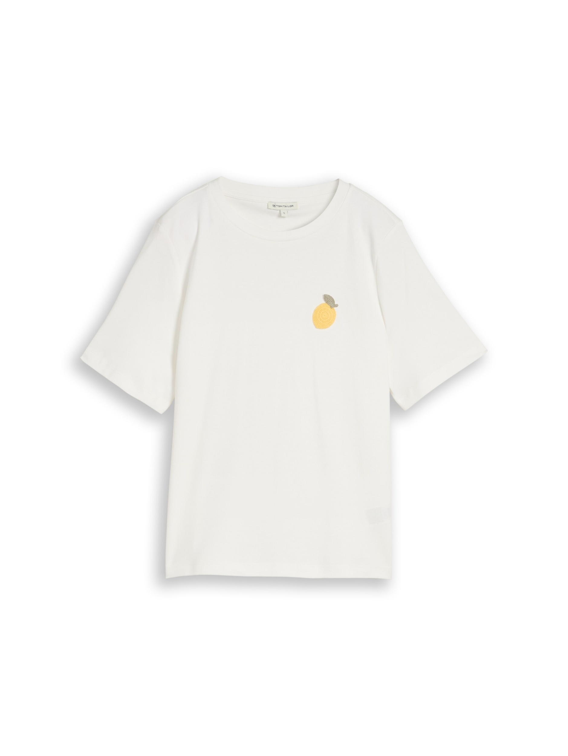 T-Shirt crew neck crochet deta #1