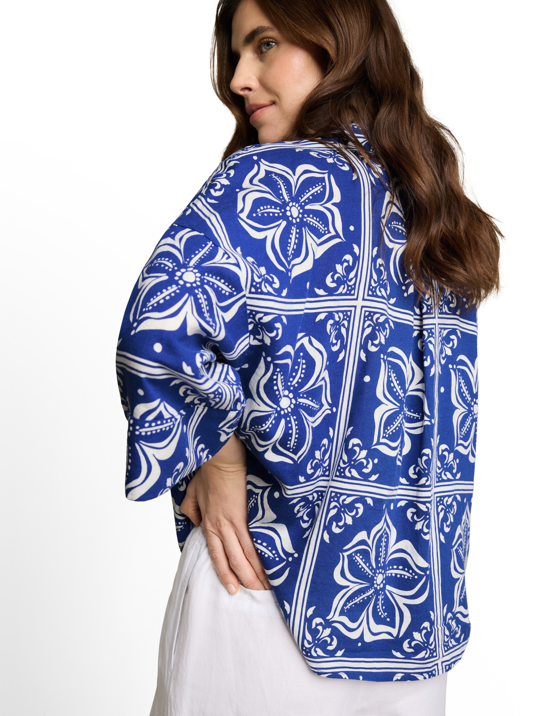 blouse loose fit with linen #6