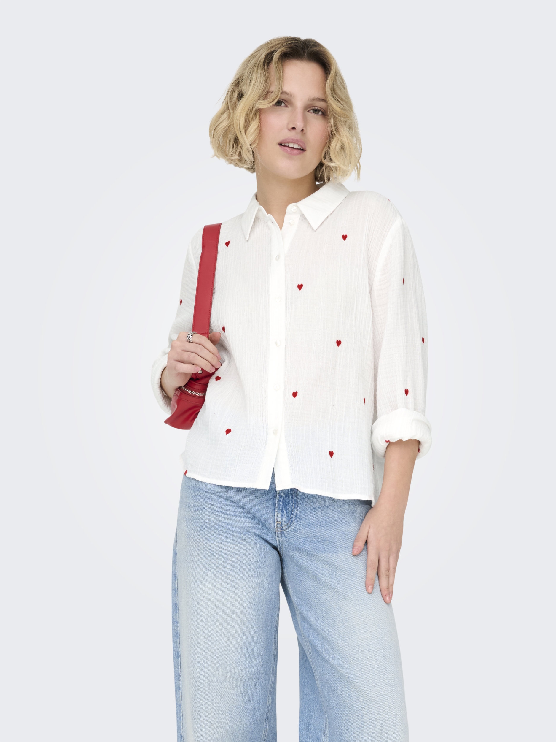 ONLHEART L/S SHIRT NOOS WVN #14