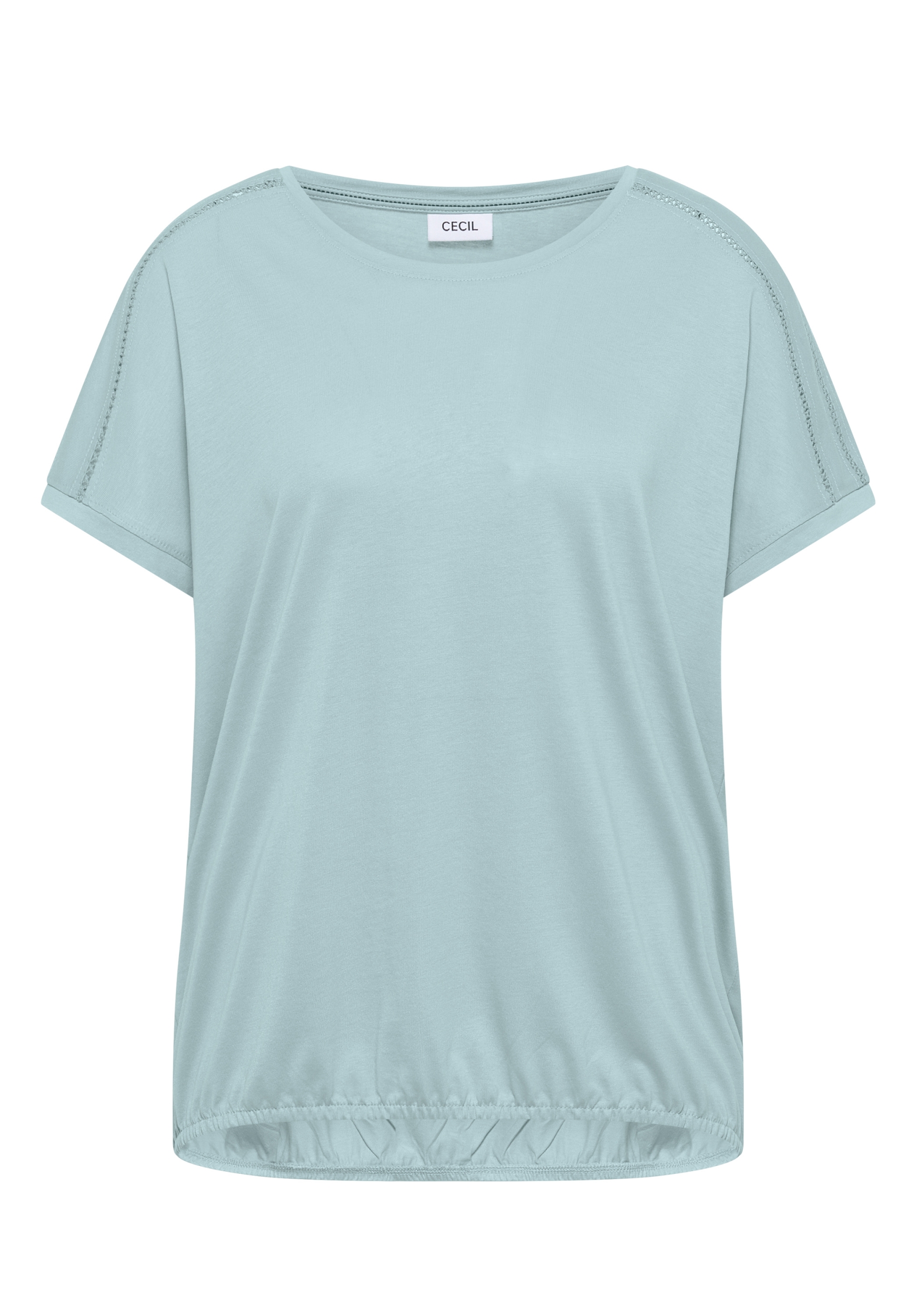 NOS Solid Lace Shoulder T-Shir #1