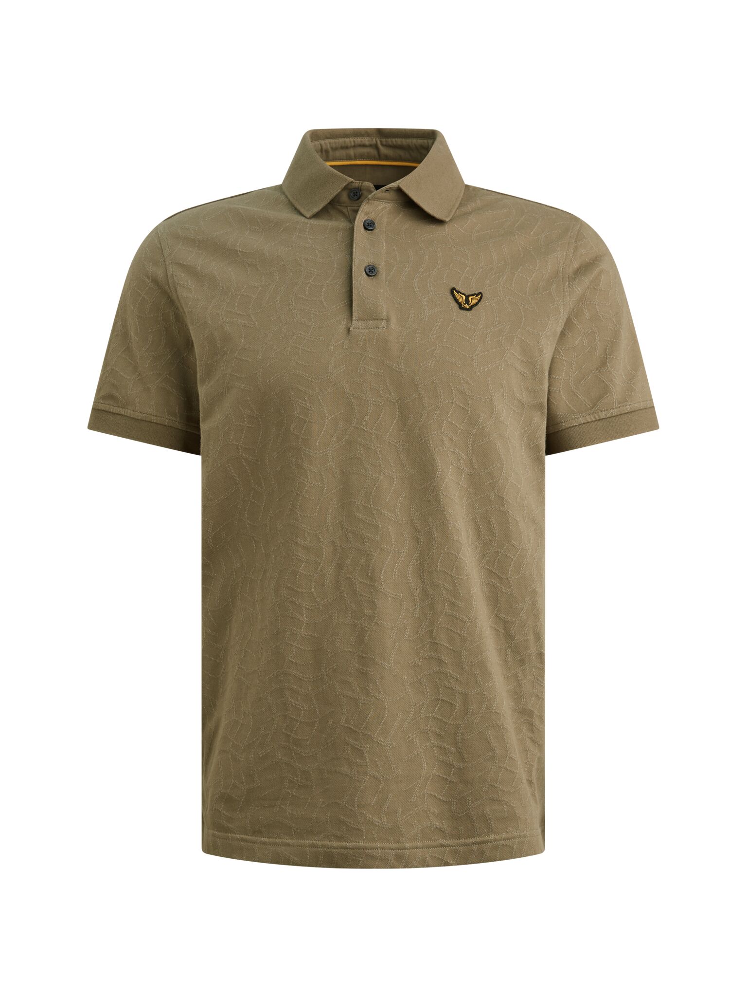 Short sleeve polo jersey jacquard #1