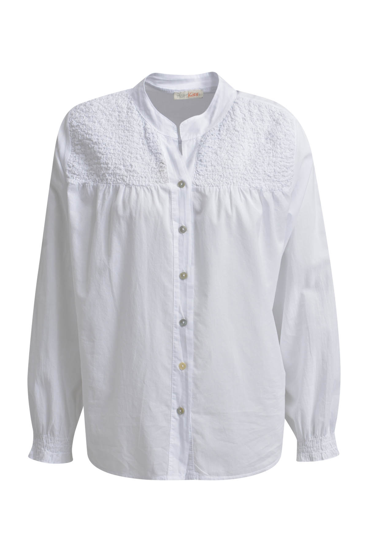 Blouse with Smocked Detail