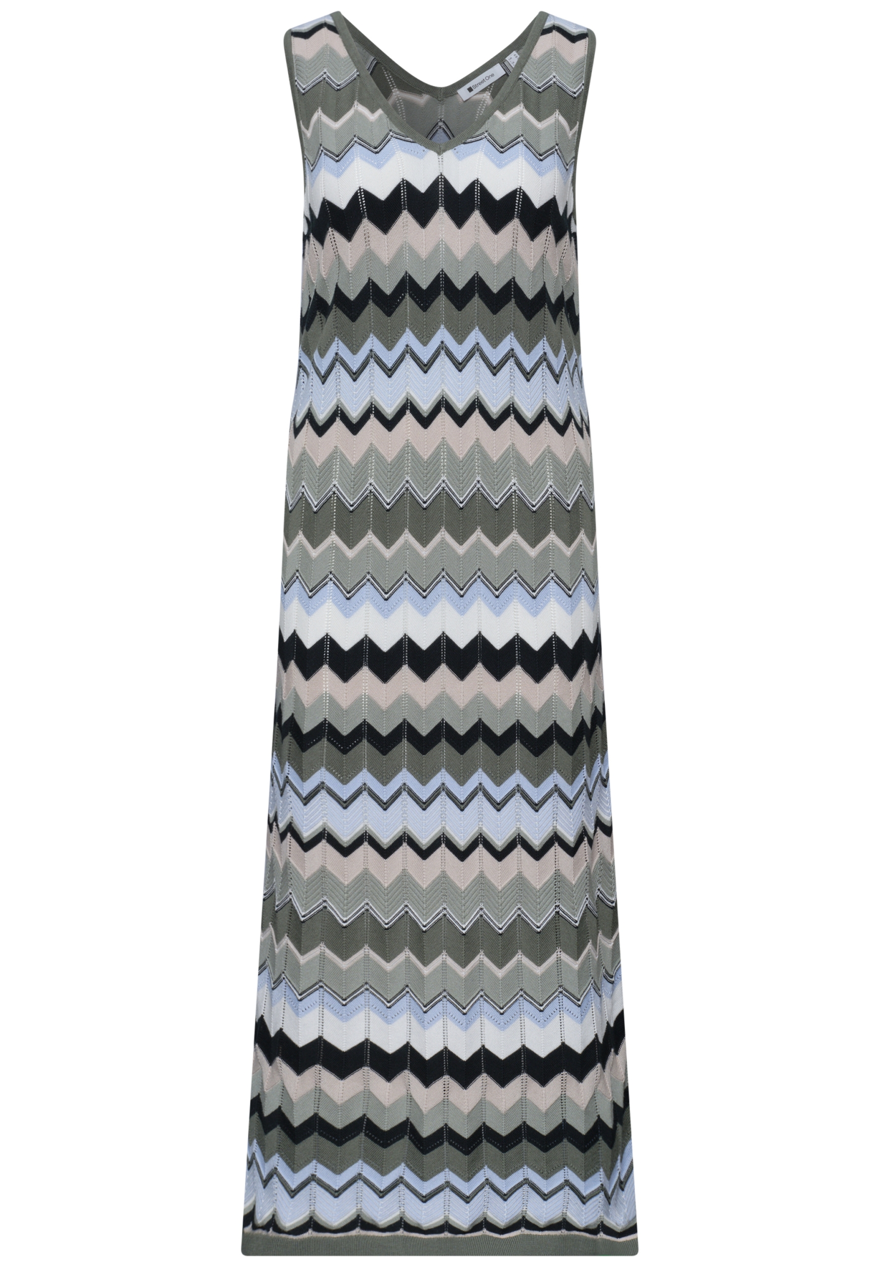 multicolor zig-zag dress #1
