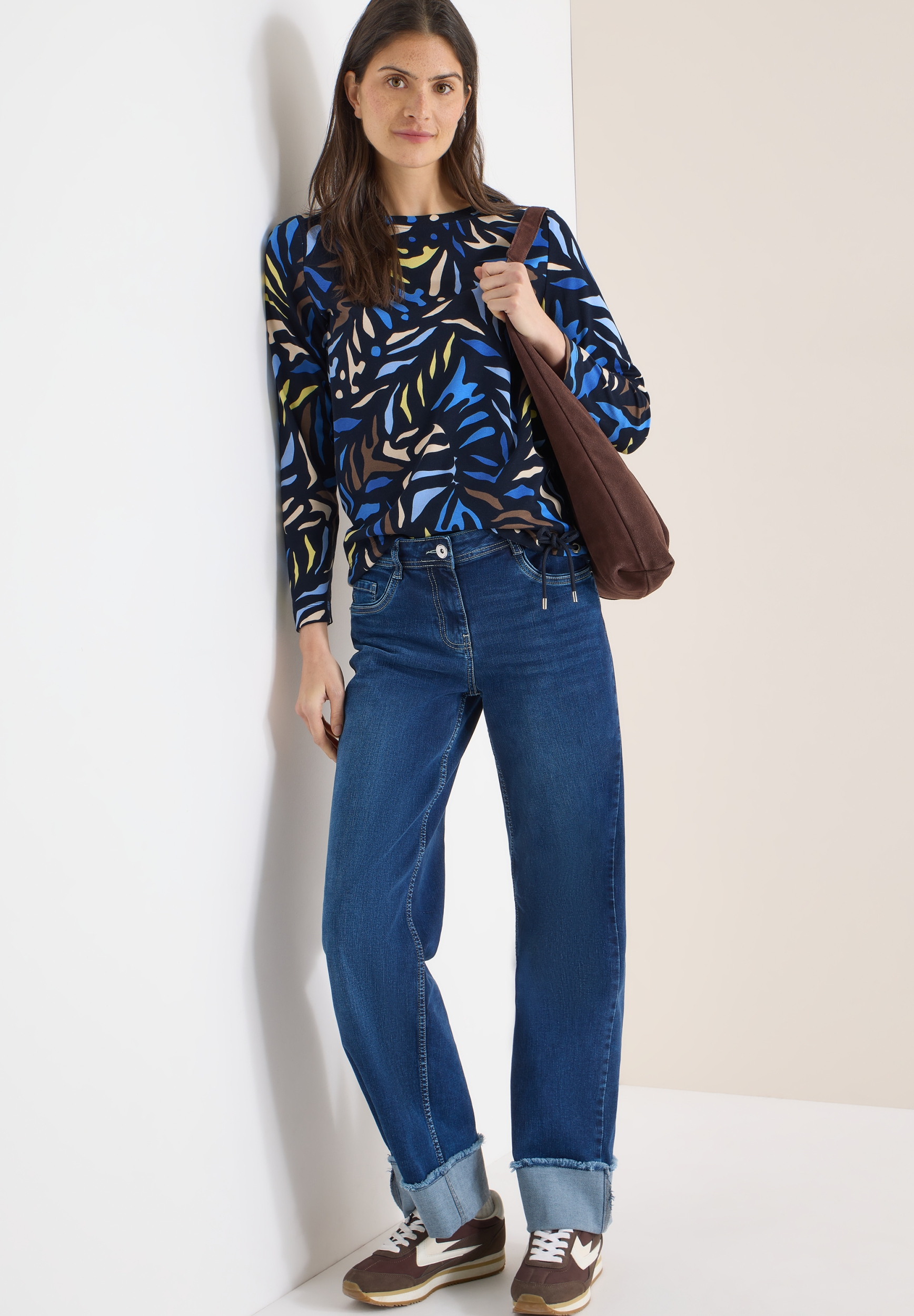 TOS Multi AOP Boatneck #3