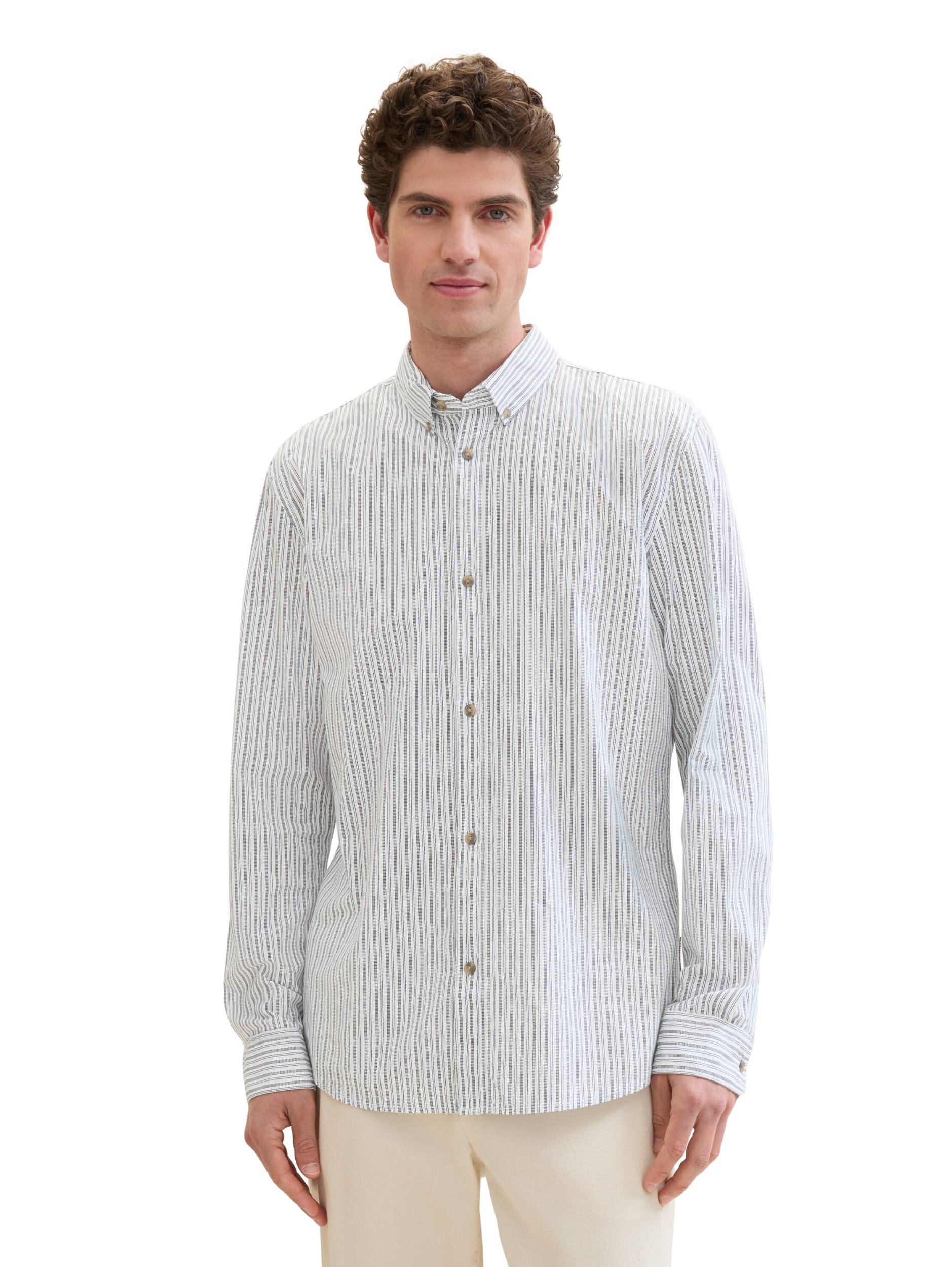 Poplin Hemd mit Print #6