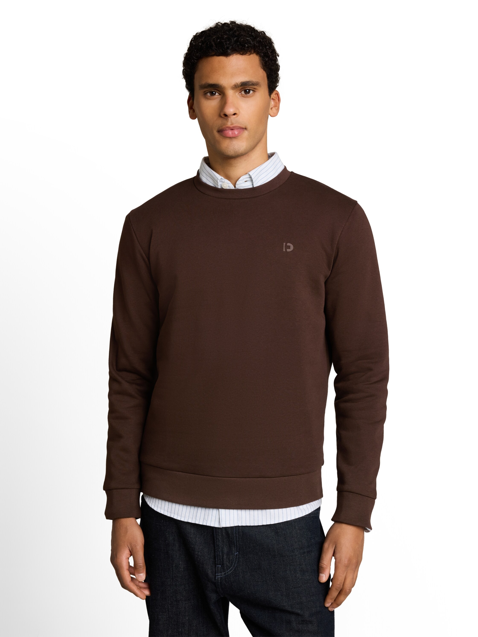 solid crew neck sweatshirt #6