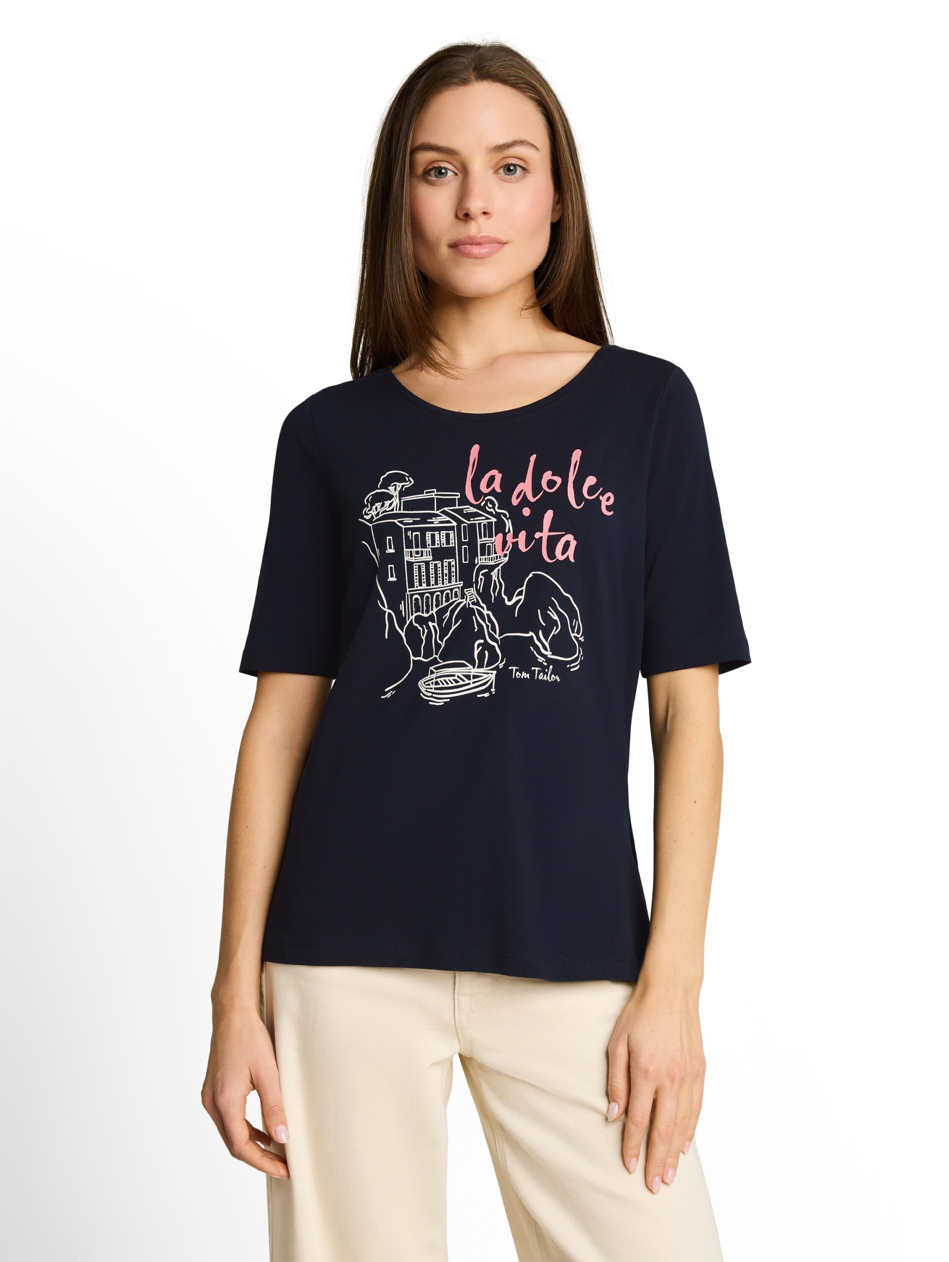 T-shirt crew neck with print #5