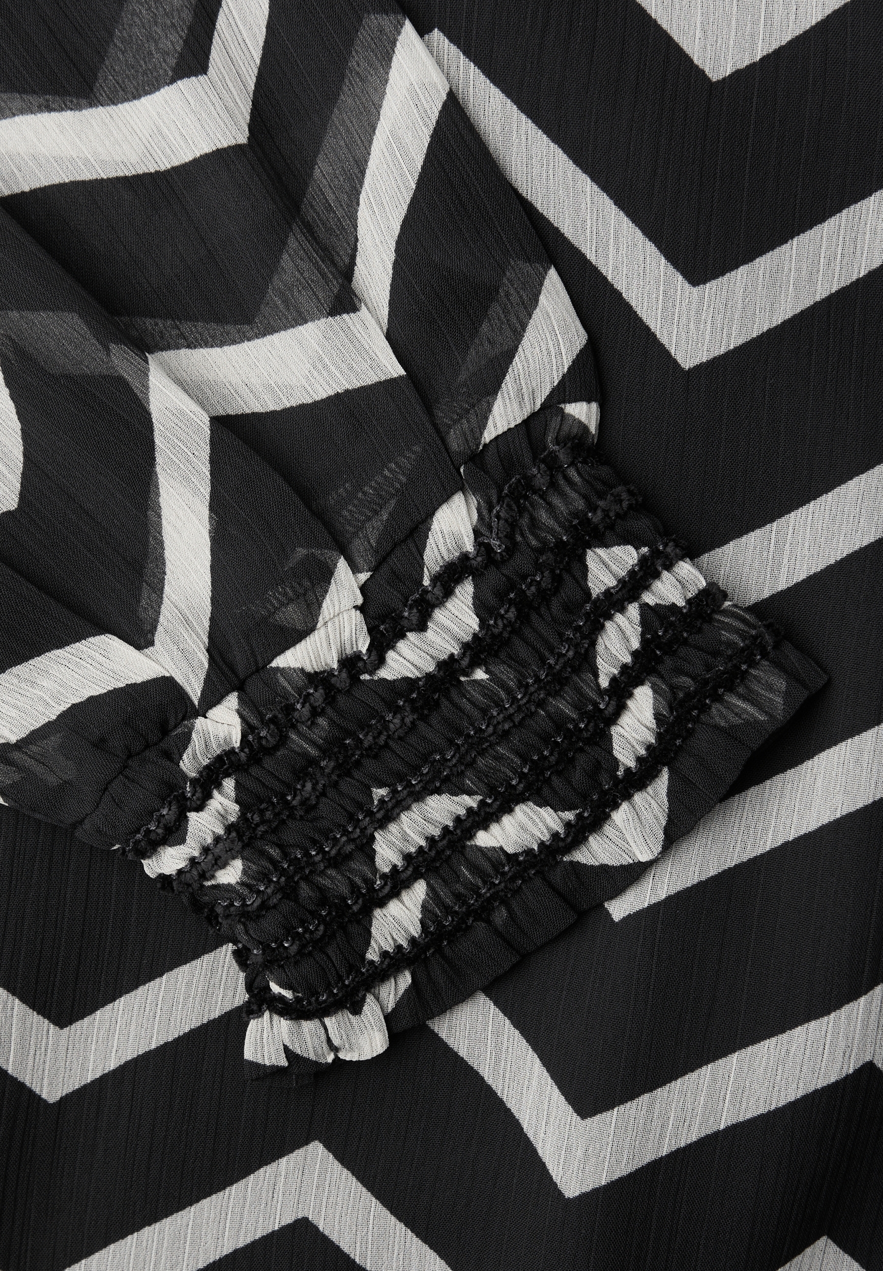 Chiffon tunic blouse w velvet #2