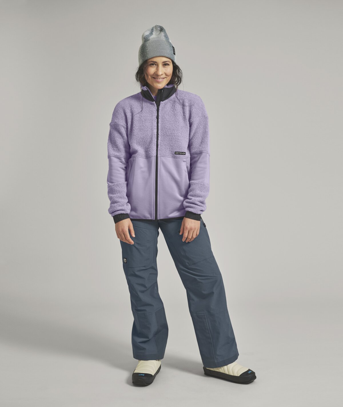 FLEECE TEDDY JACKET W #3