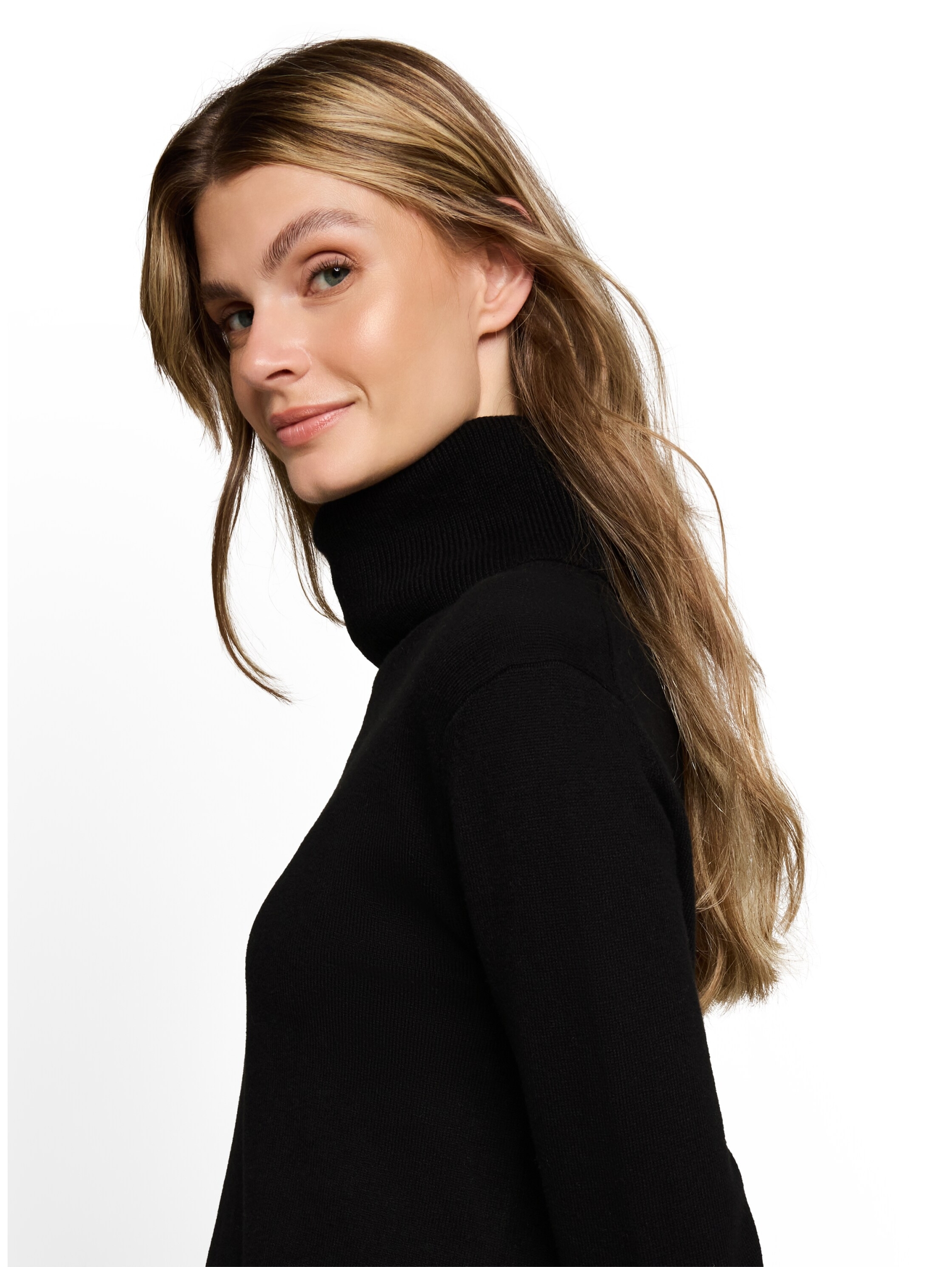 knit cashmere blend turtleneck #5