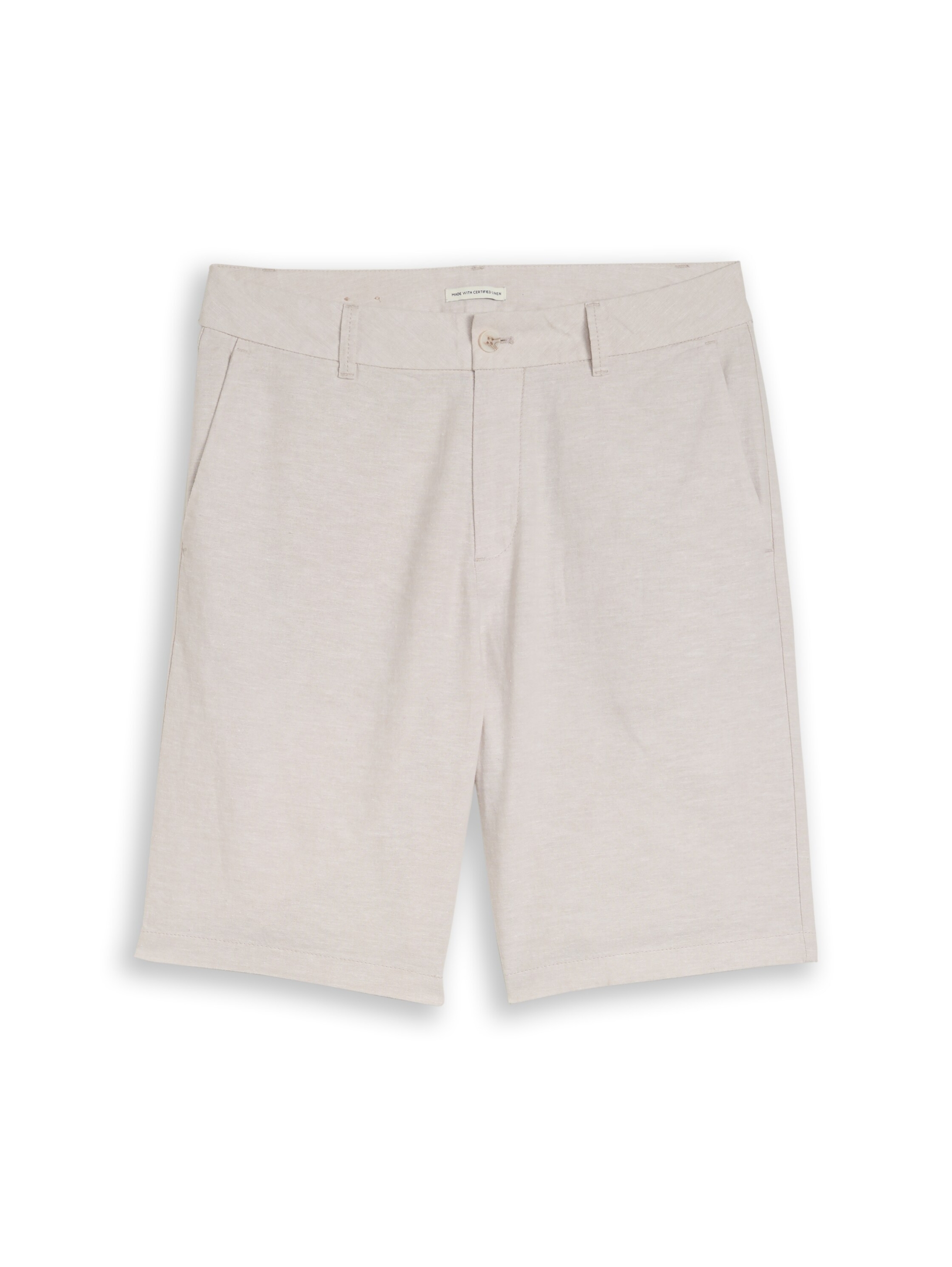 relaxed linen chino shorts #1