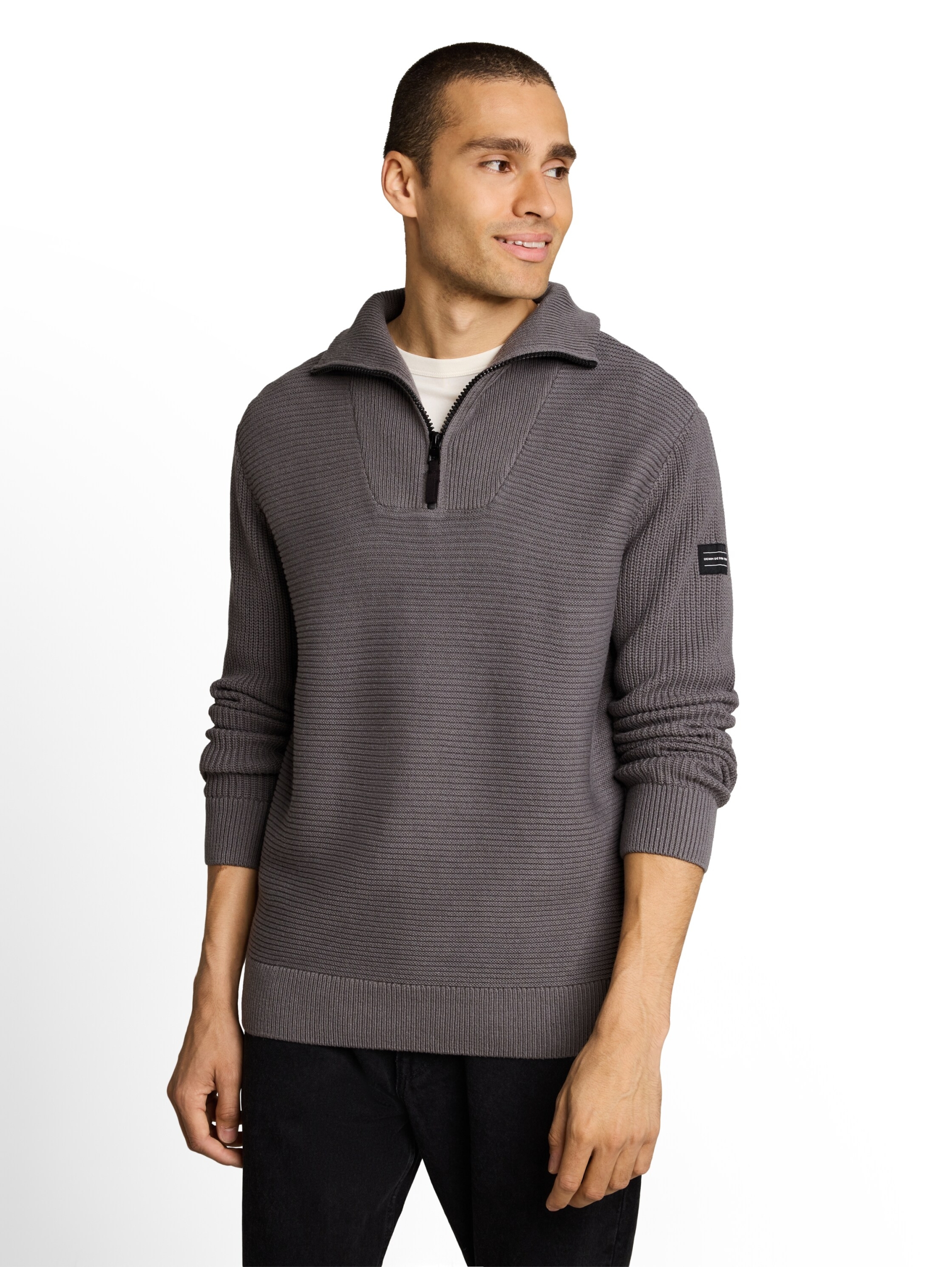 relaxed knit troyer #5
