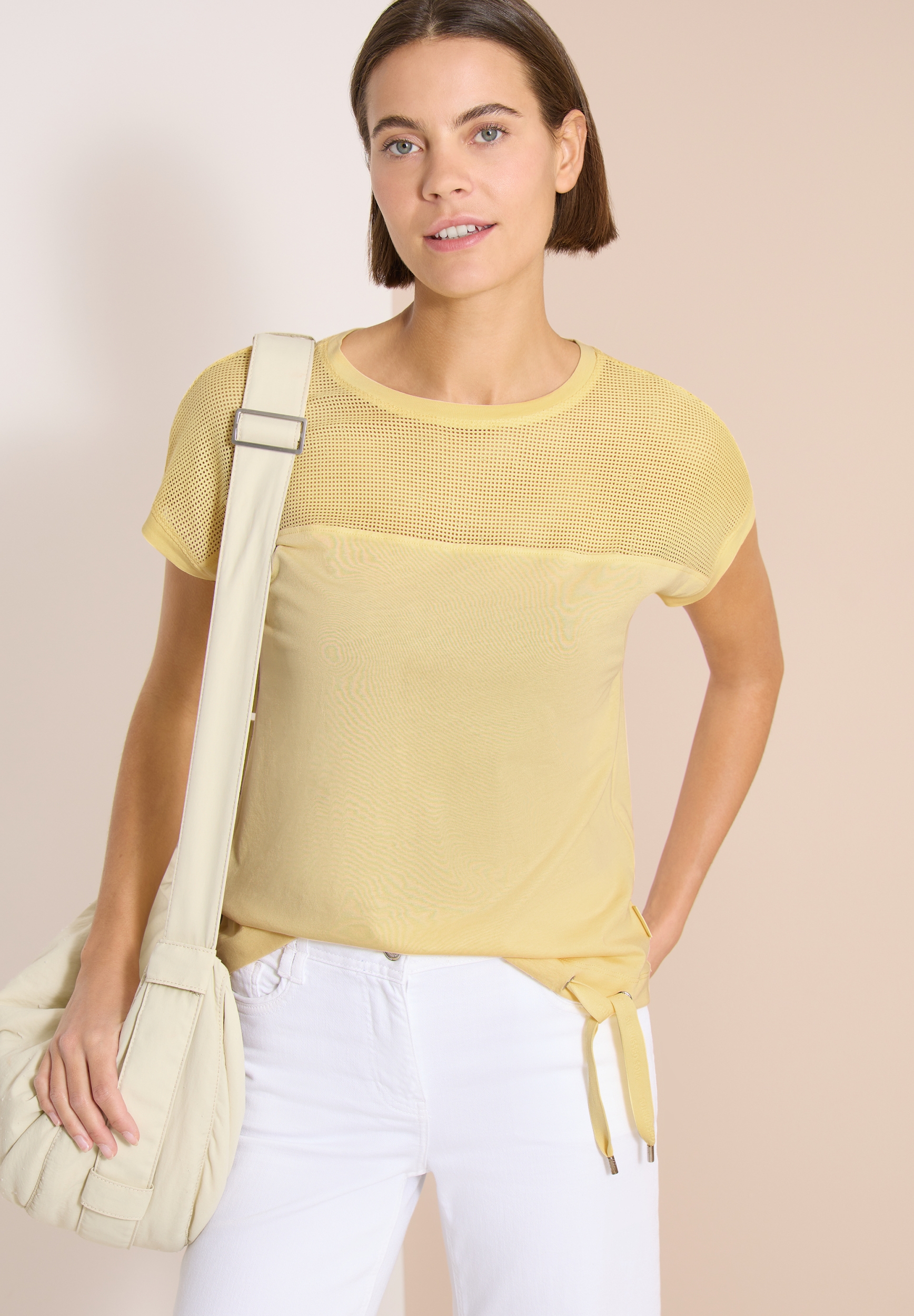 TOS Solid Mesh Insert T-Shirt #3