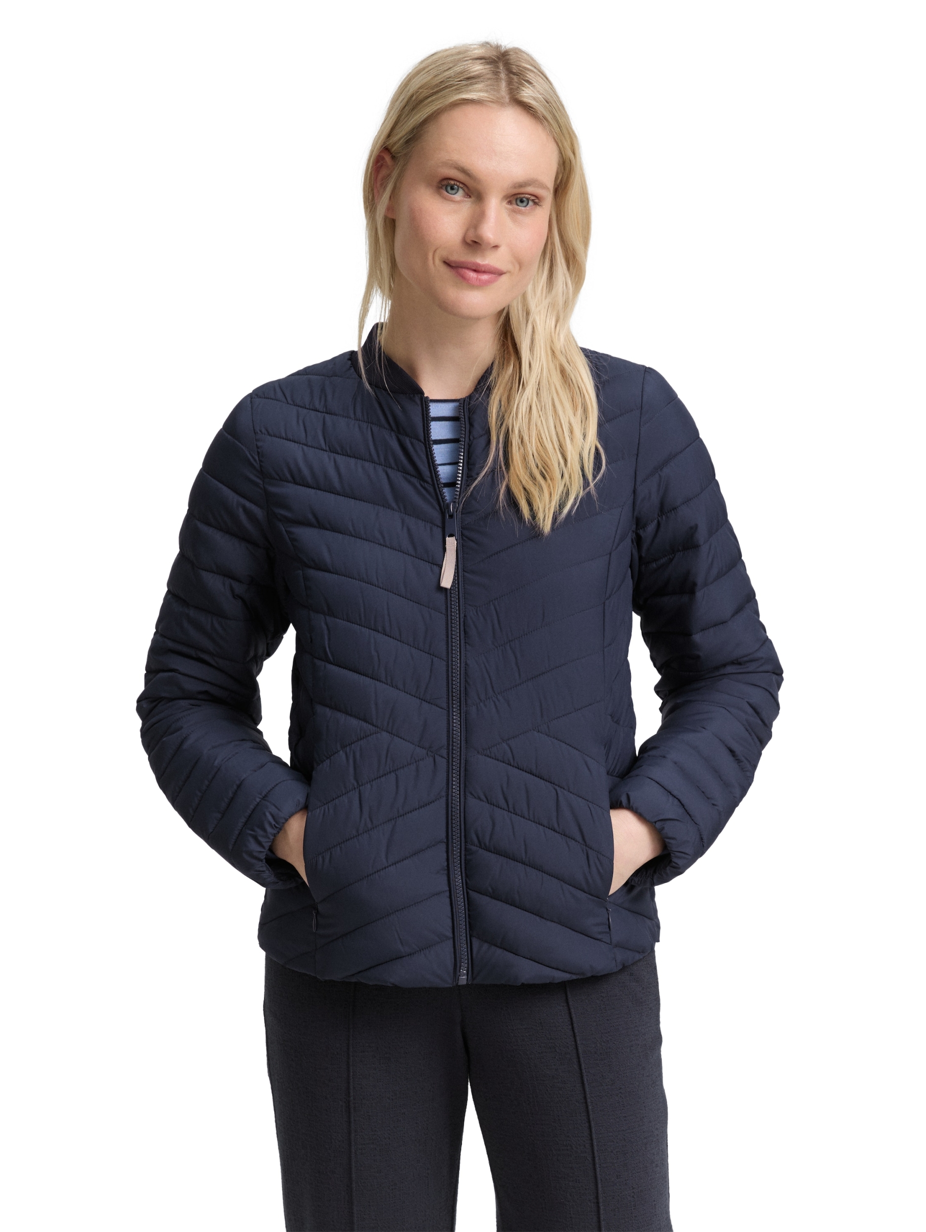 padded bomber collar jacket #5