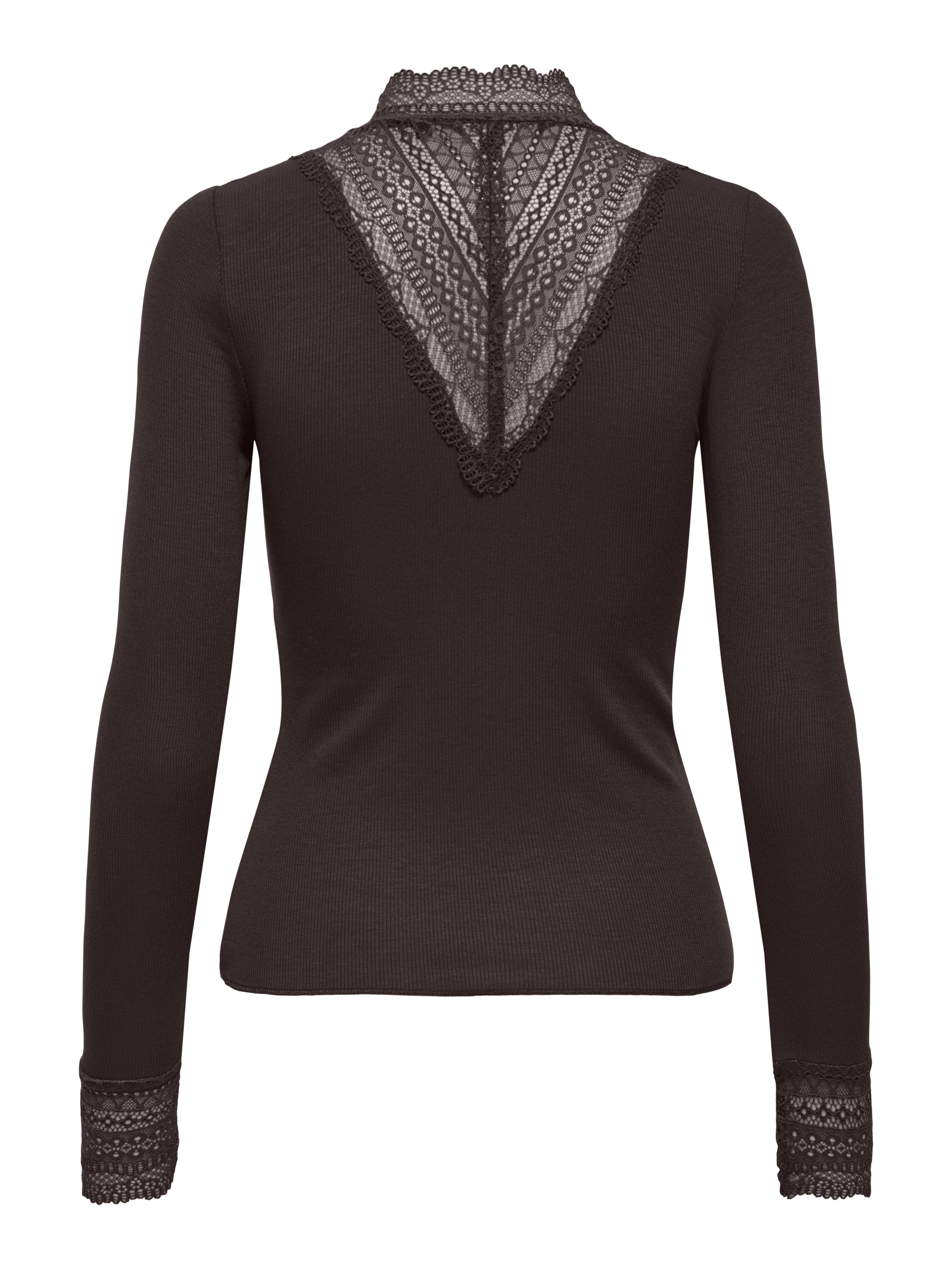 ONLTILDE L/S HIGH NECK LACE TOP JRS NOOS #2