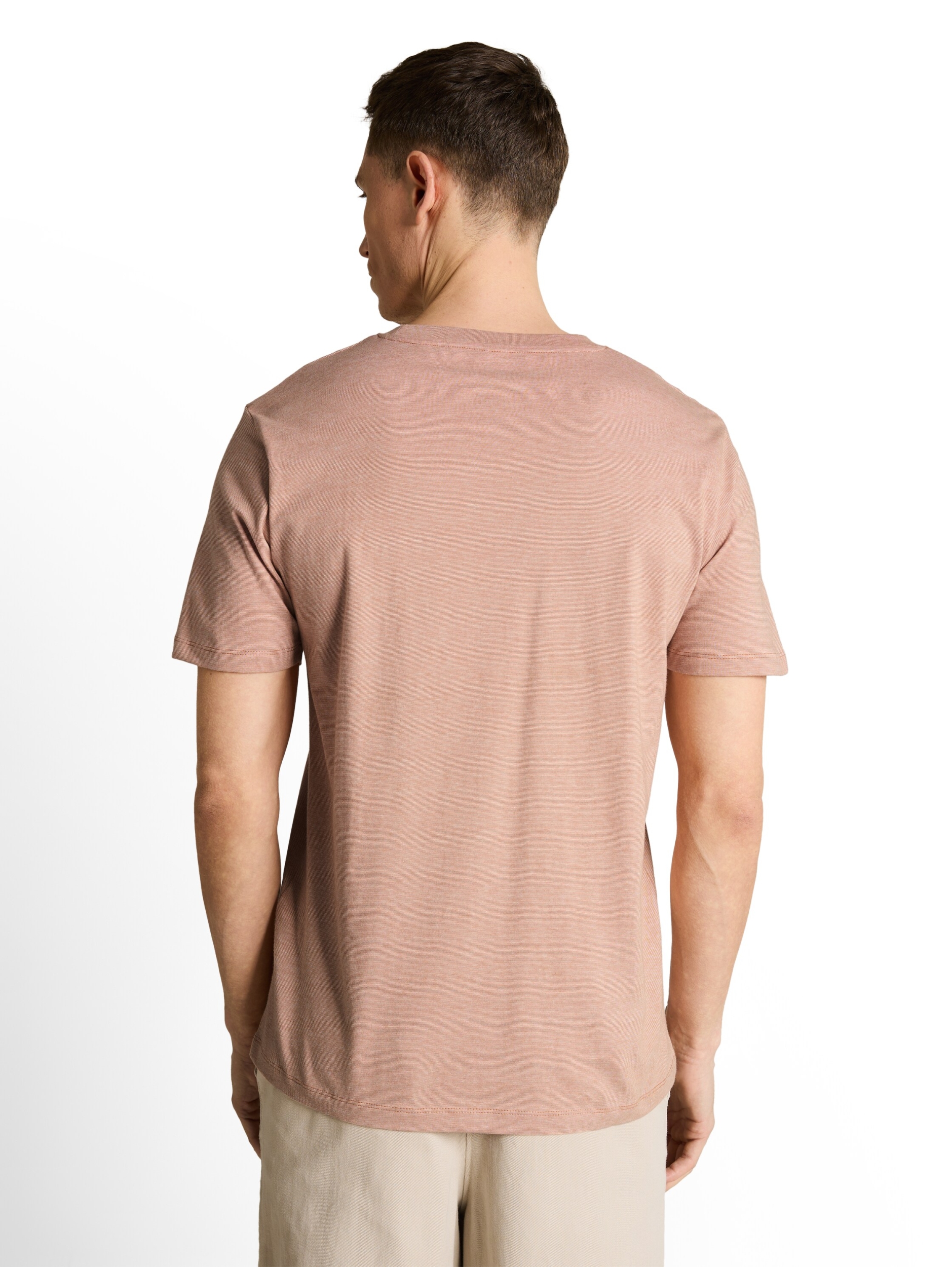 fine stripe printed t-shirt #4