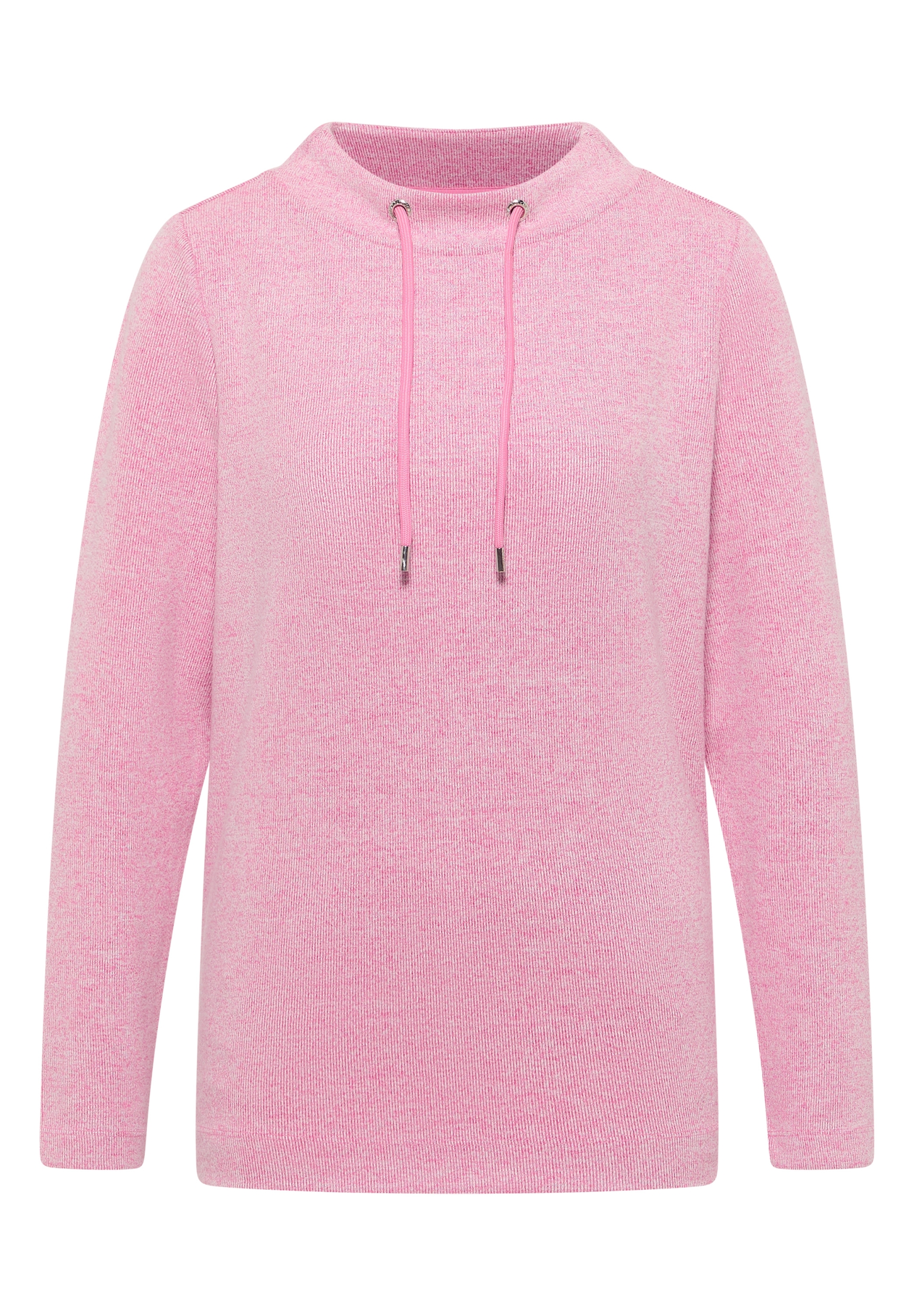 TOS Melange Rib Funnel Neck #1