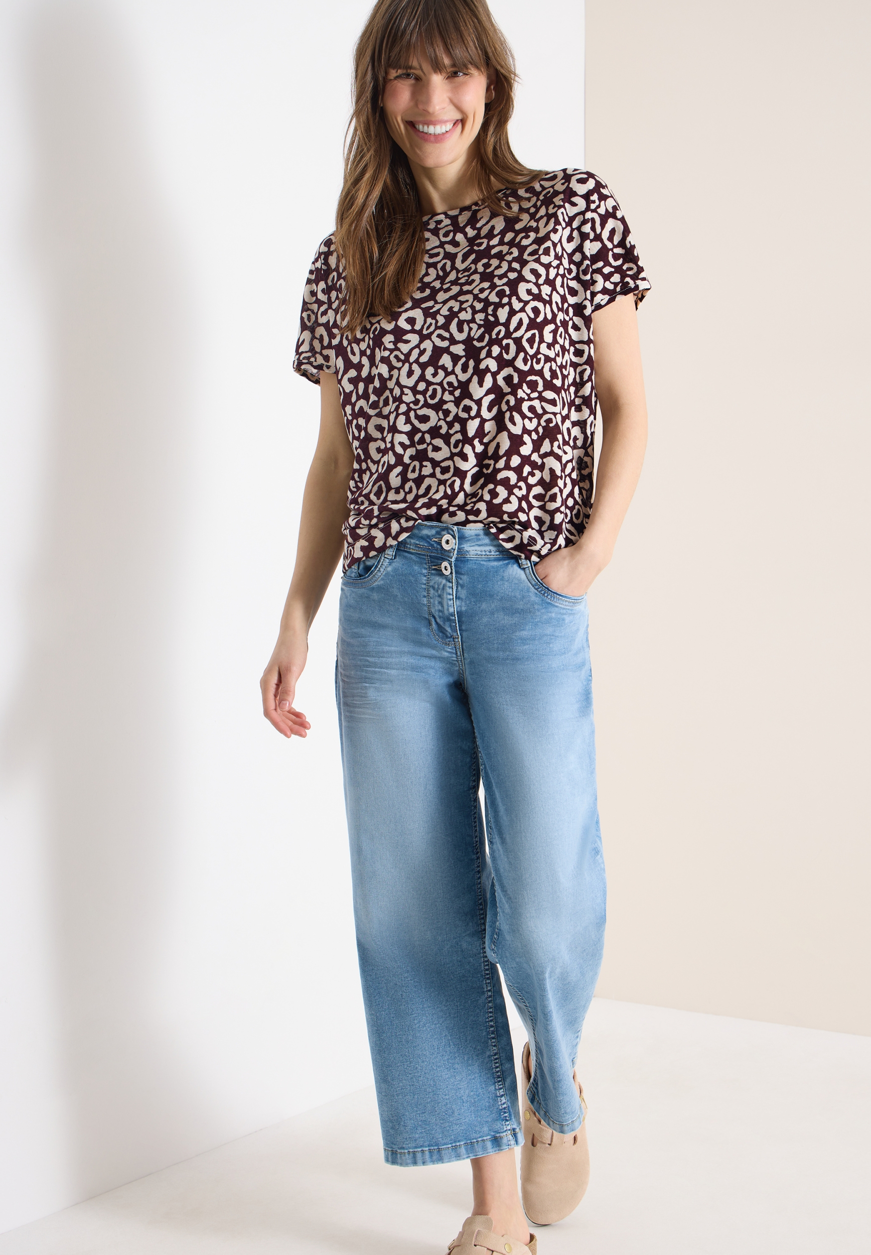 TOS LINEN OPTIC_ AOP Shirt #3