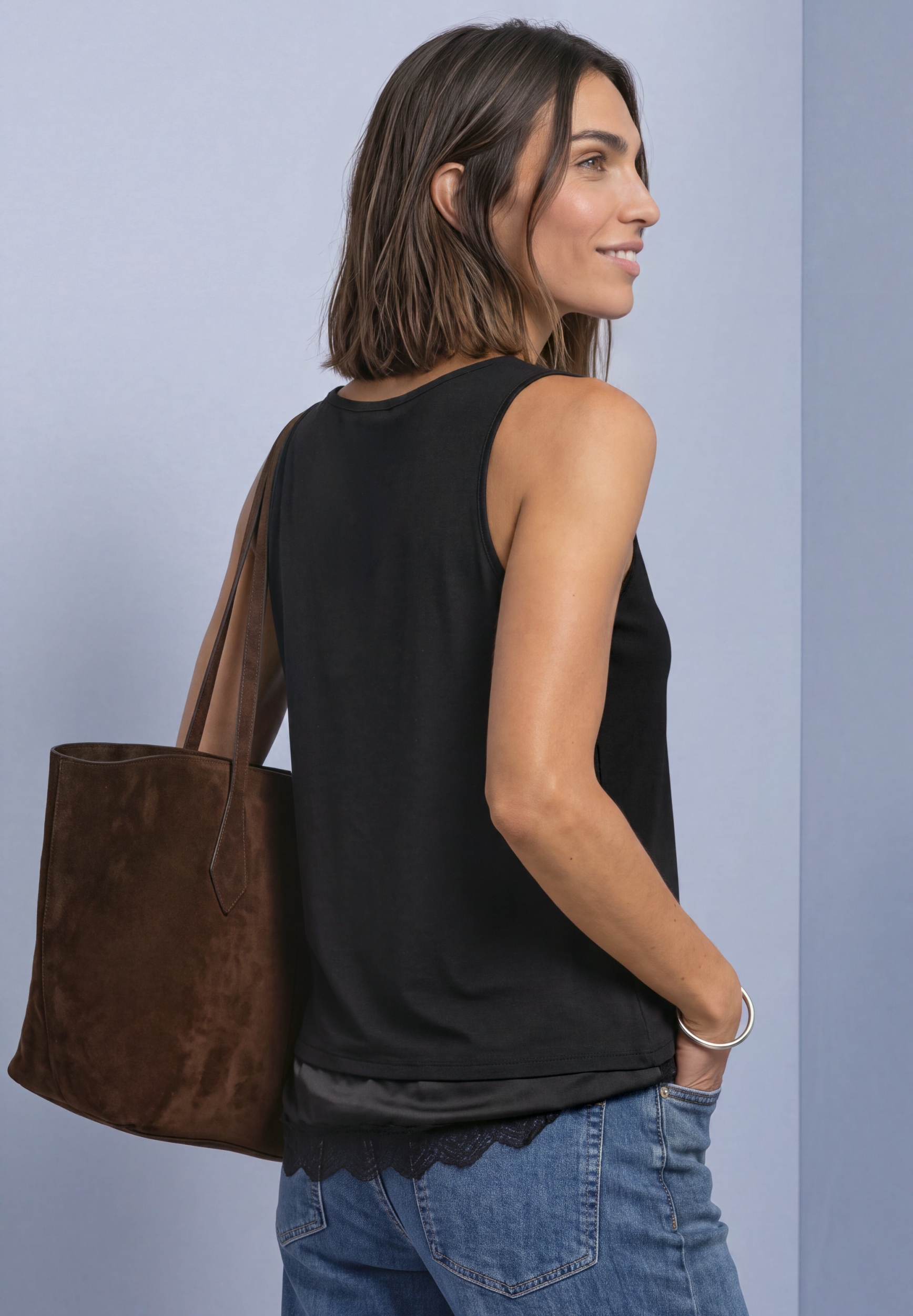 top w.diagonal woven bottom #4