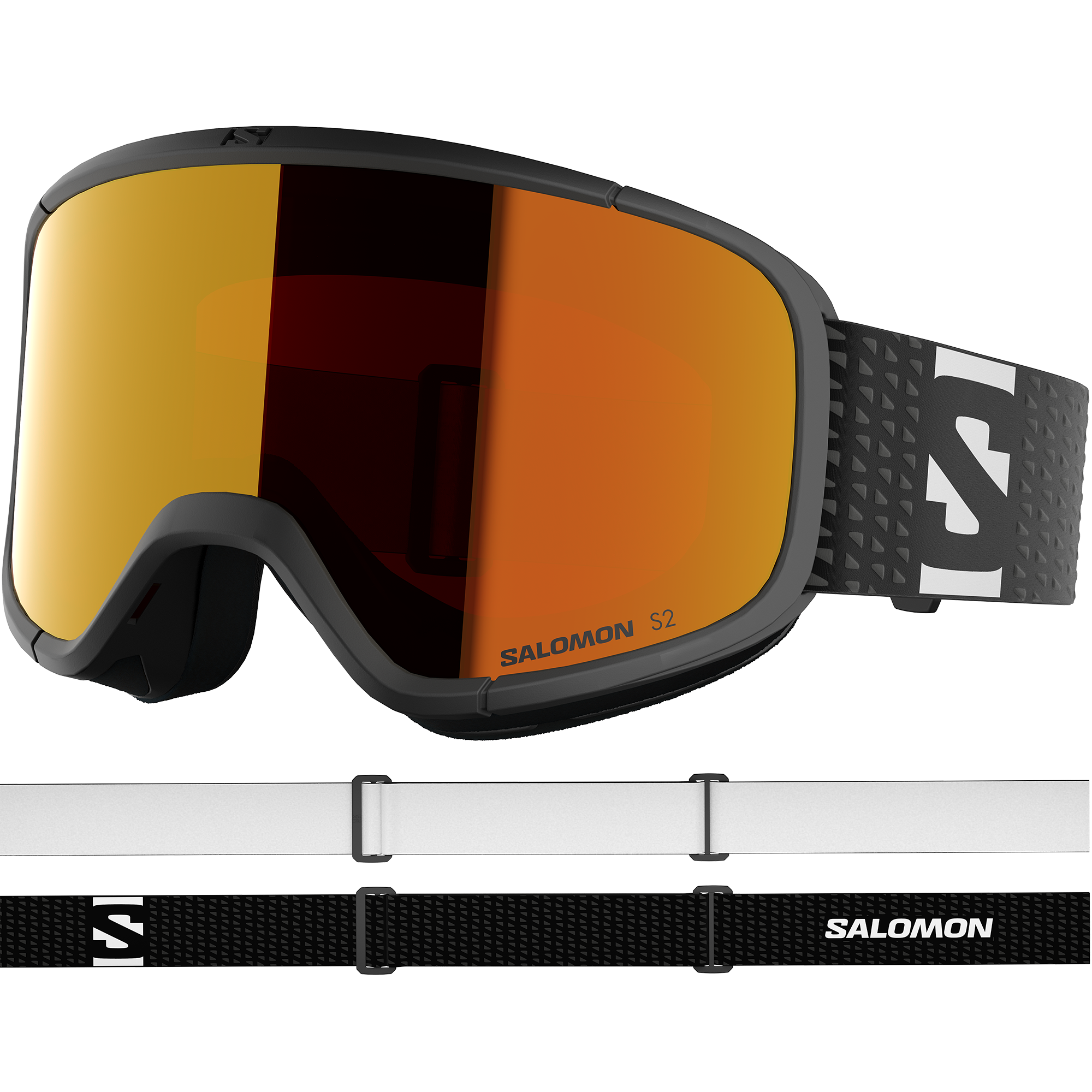 GOGGLES LUMI BLACK/Mid Red #1